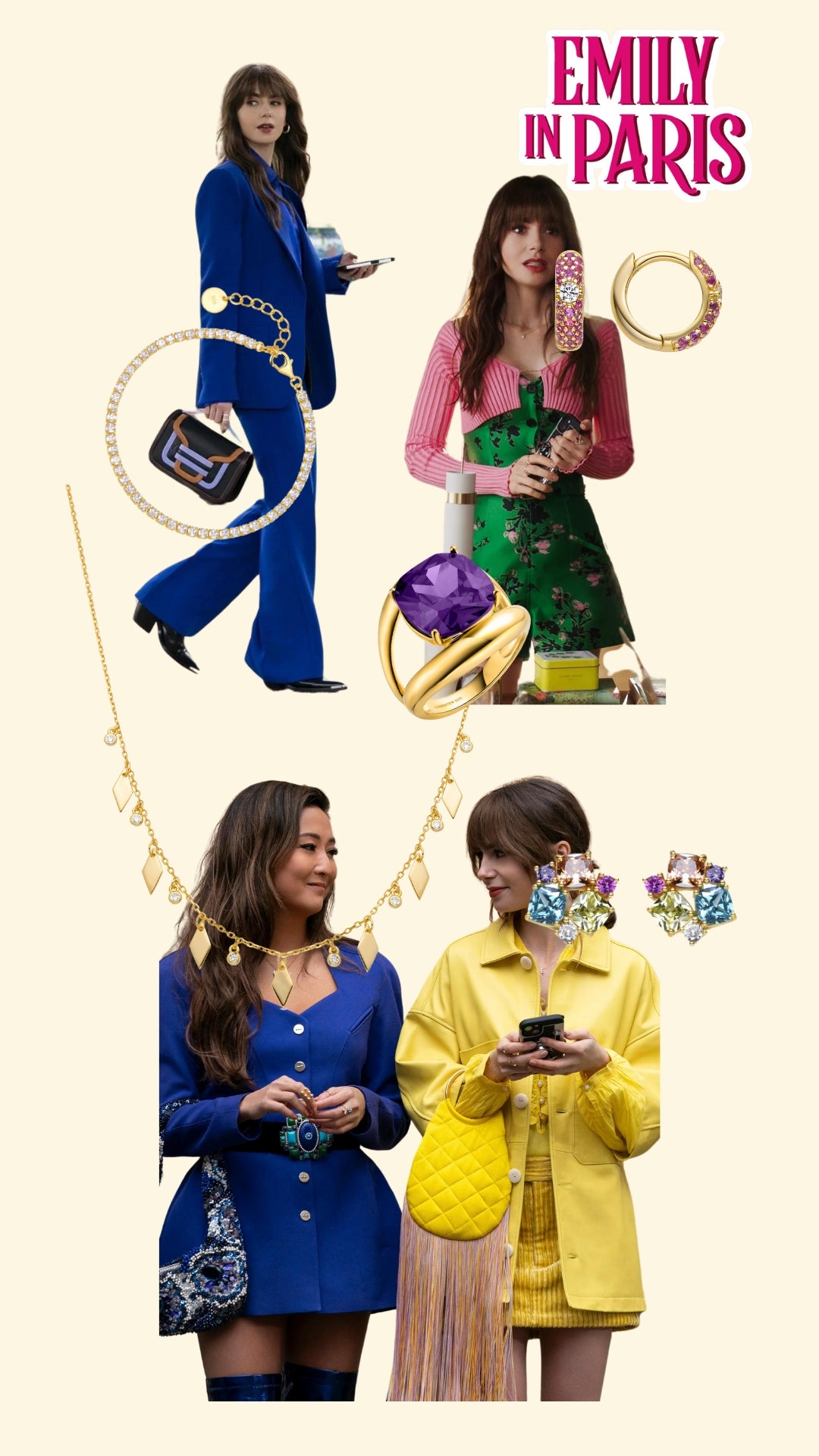 Todas las joyas que llevaría Emily in Paris esta 4º temporada