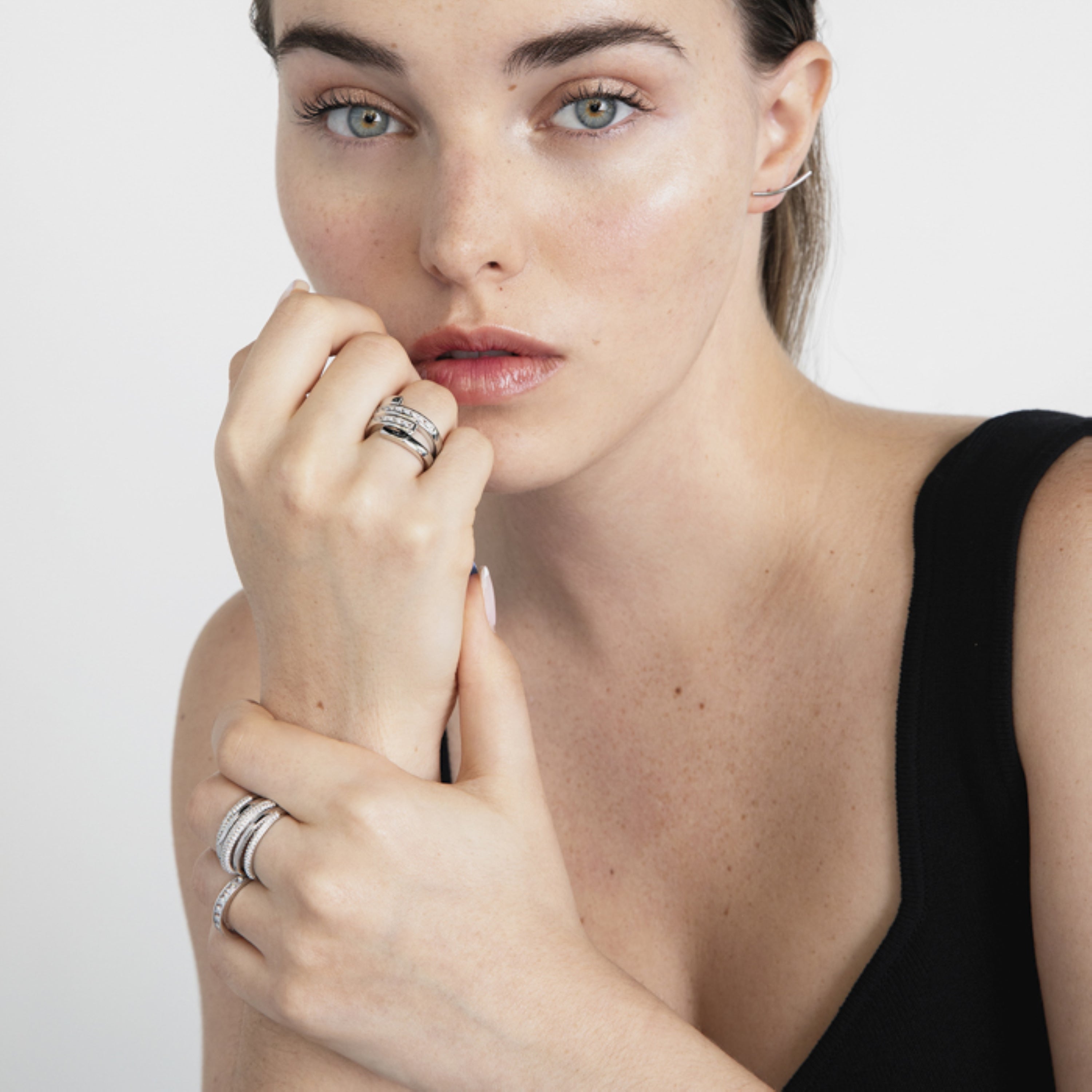 Anillo Carrilito Plata De Ley 925