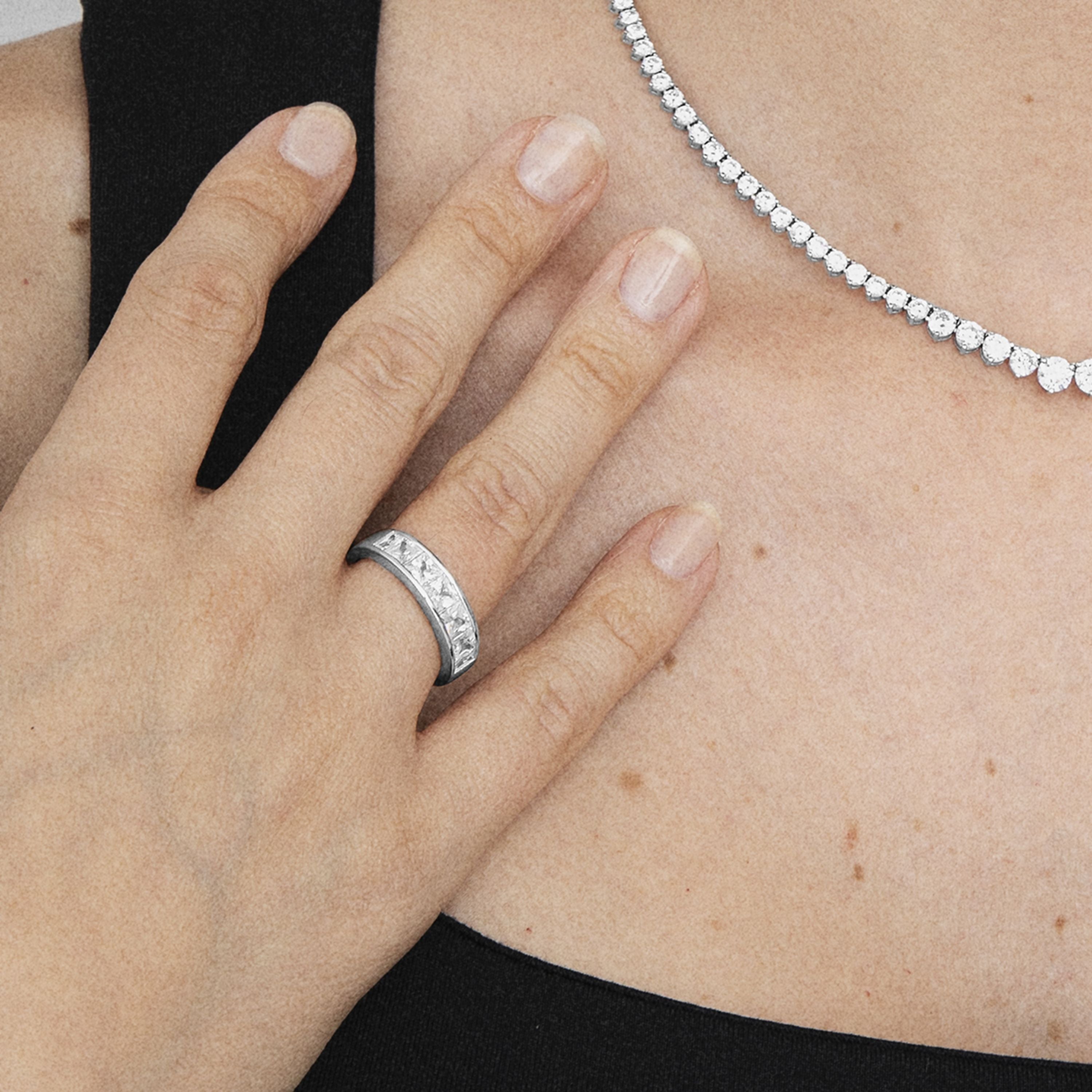 Anillo Princesa Plata de Ley 925