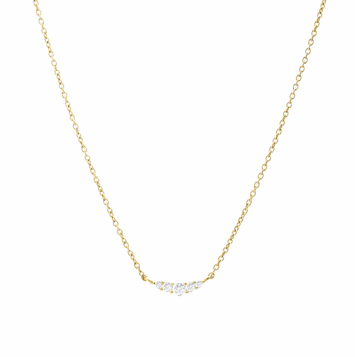 Asbu 18k sterling gold necklace