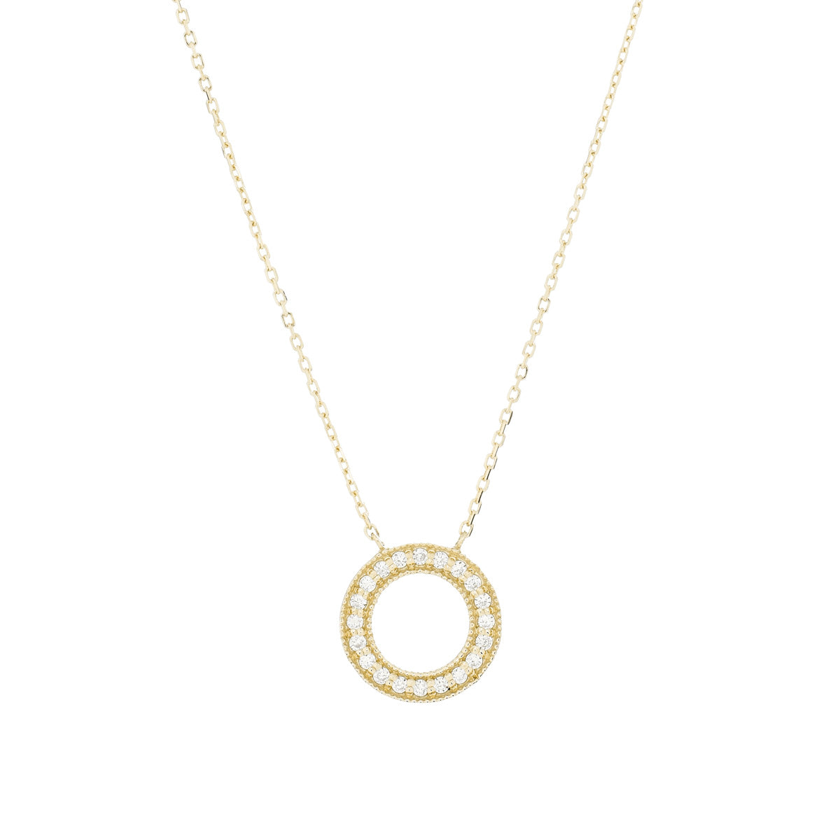 Busah 18k sterling gold and diamonds necklace