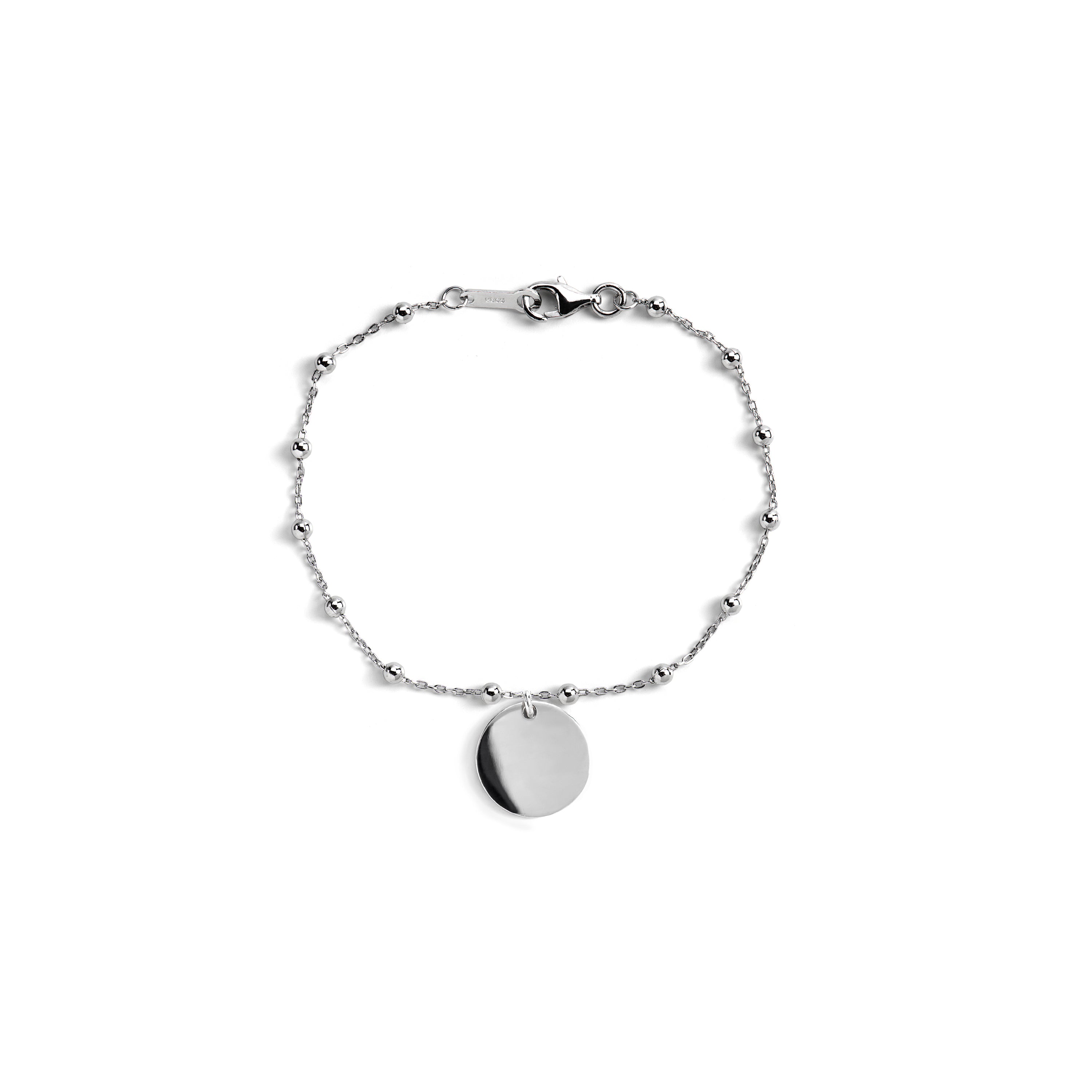 925 Sterling Silver Bracelet finished in rhodium - My Sun