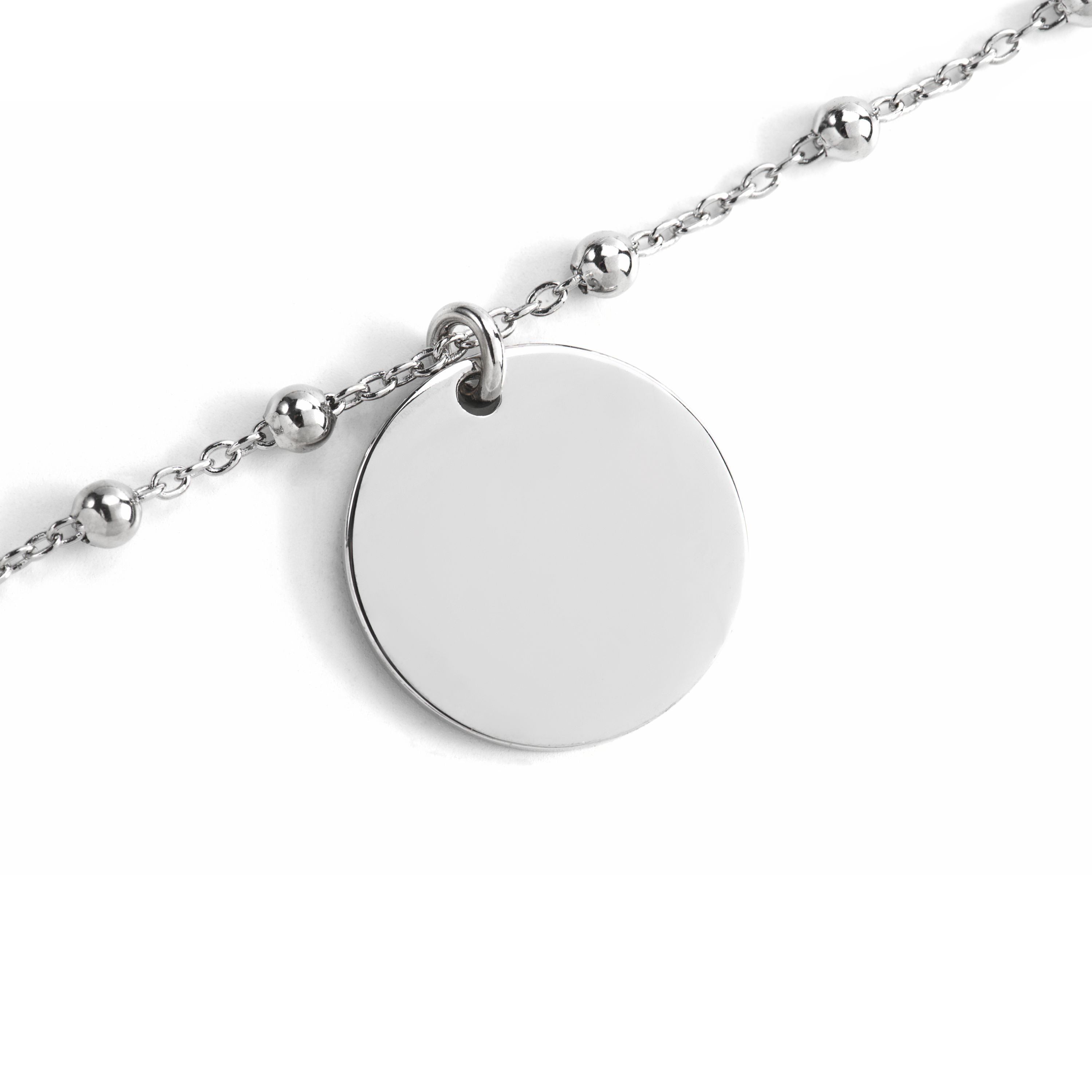 Pulsera de Plata de Ley 925 acabada en rodio - Mi Sol