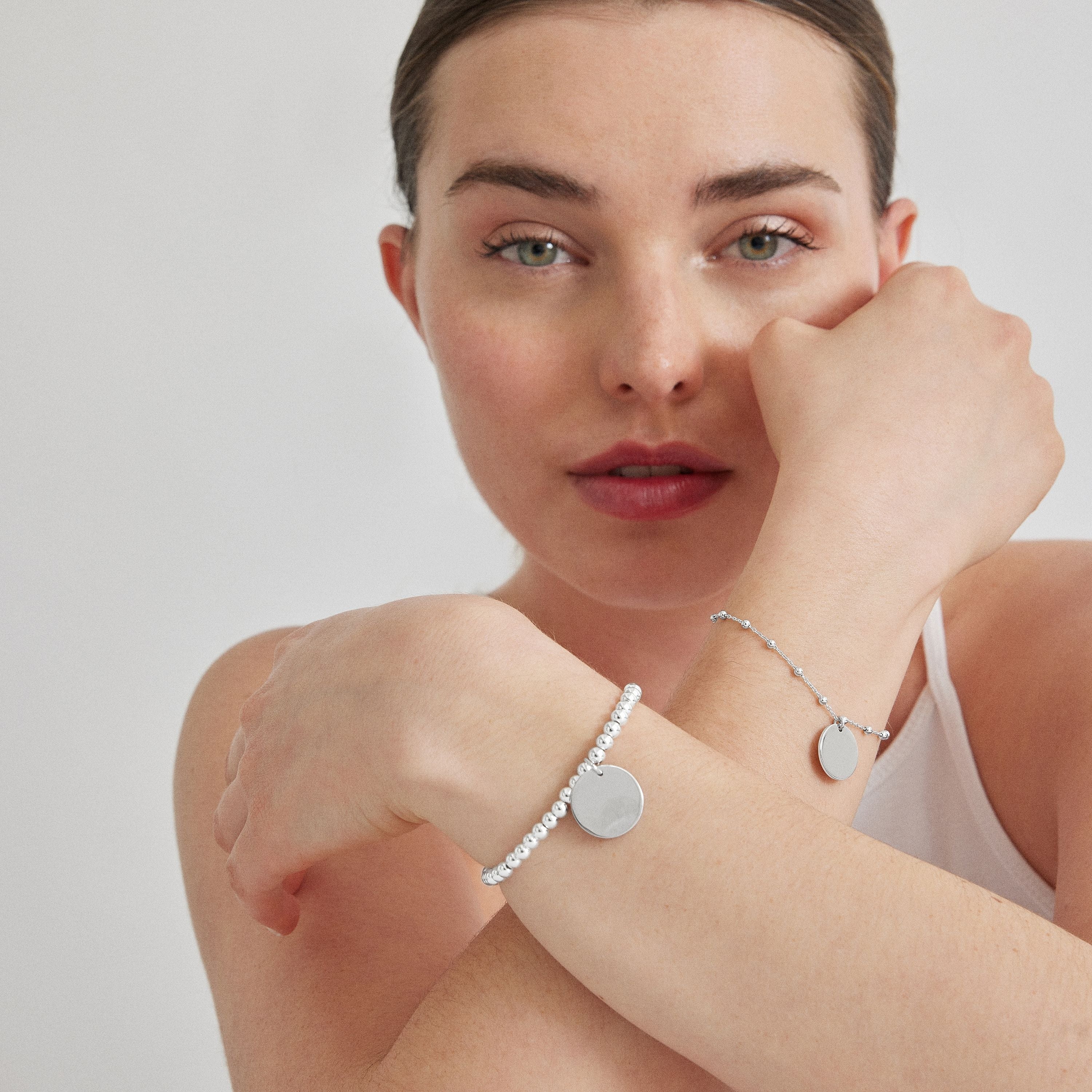 925 Sterling Silver Bracelet finished in rhodium - My Sun