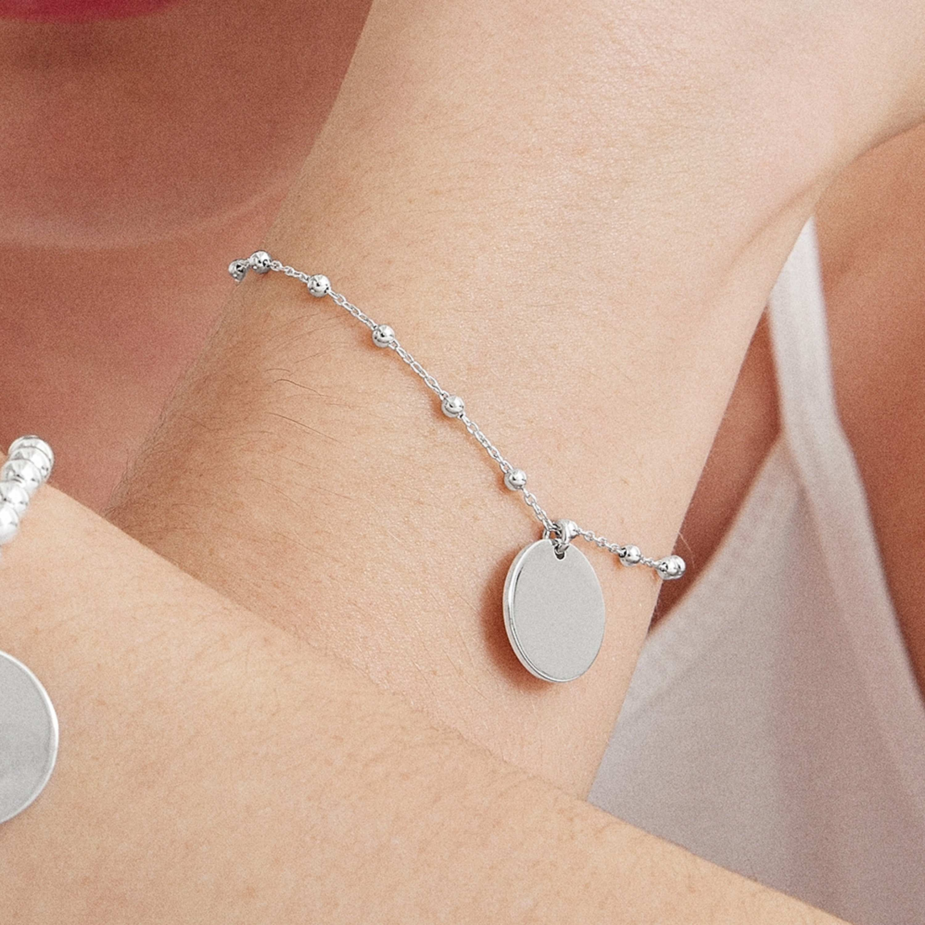 Pulsera de Plata de Ley 925 acabada en rodio - Mi Sol
