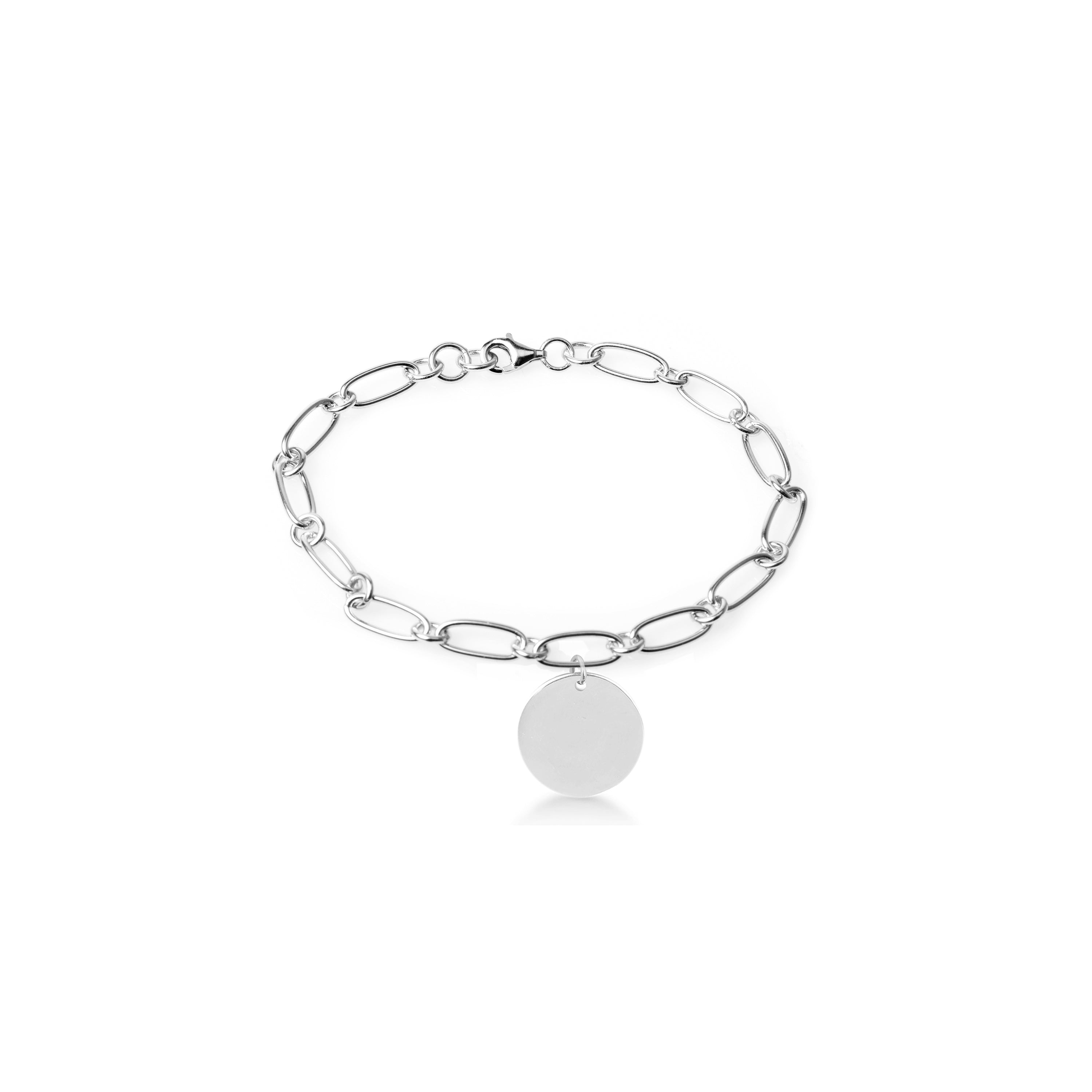 925 Sterling Silver Bracelet finished in rhodium - My Sun