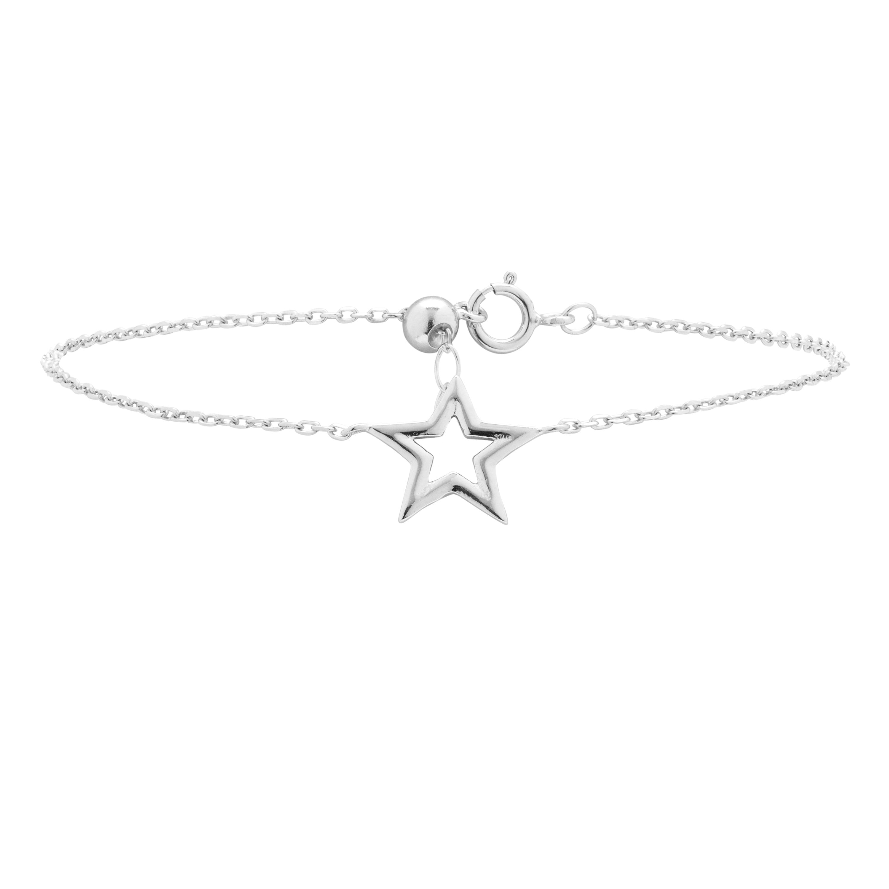 Bracelet en argent sterling 925 fini en rhodium - Bandoead