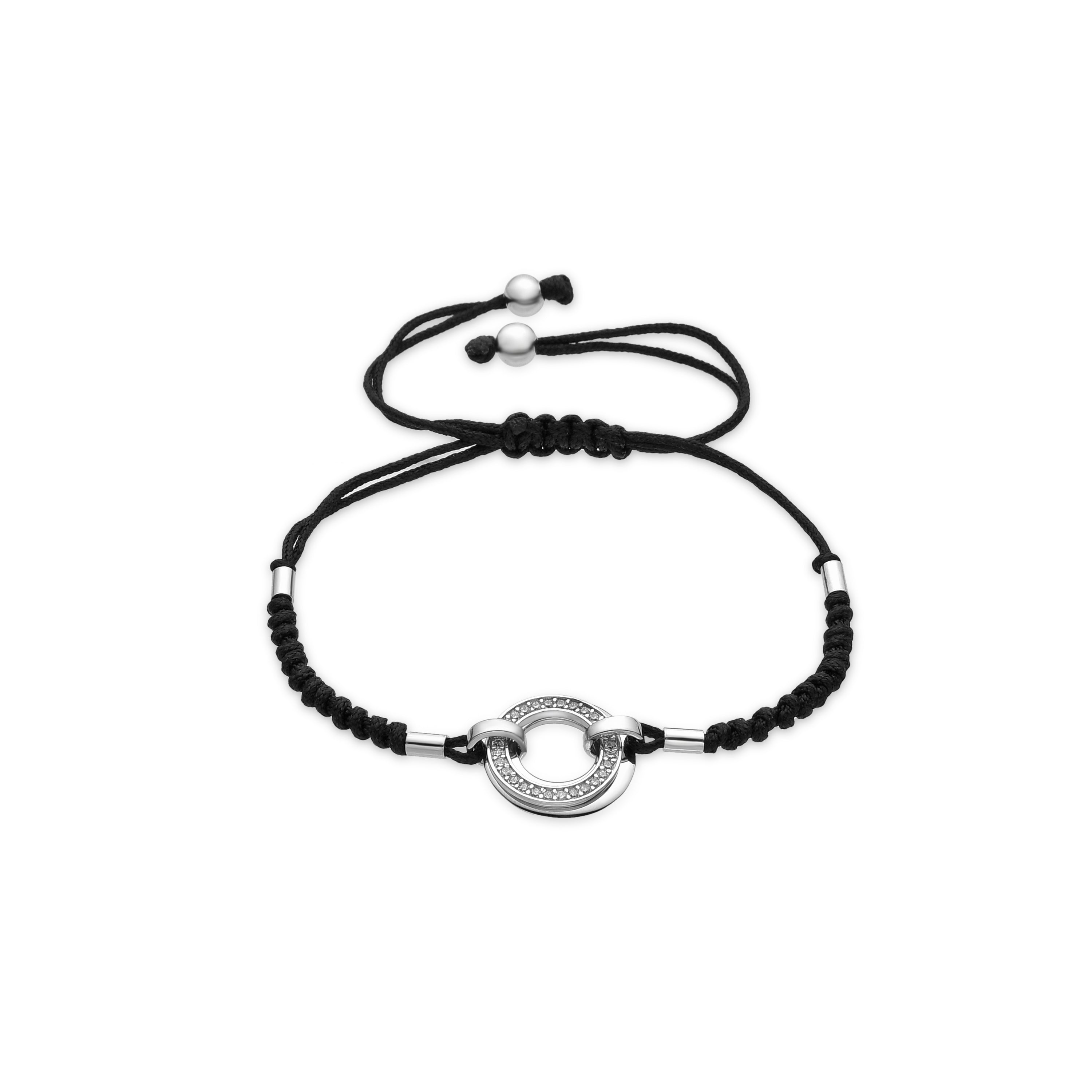Pulseira de Prata de Lei 925 com Quartzo Hidrotermal Lapislazuli acabada em ródio - Napo