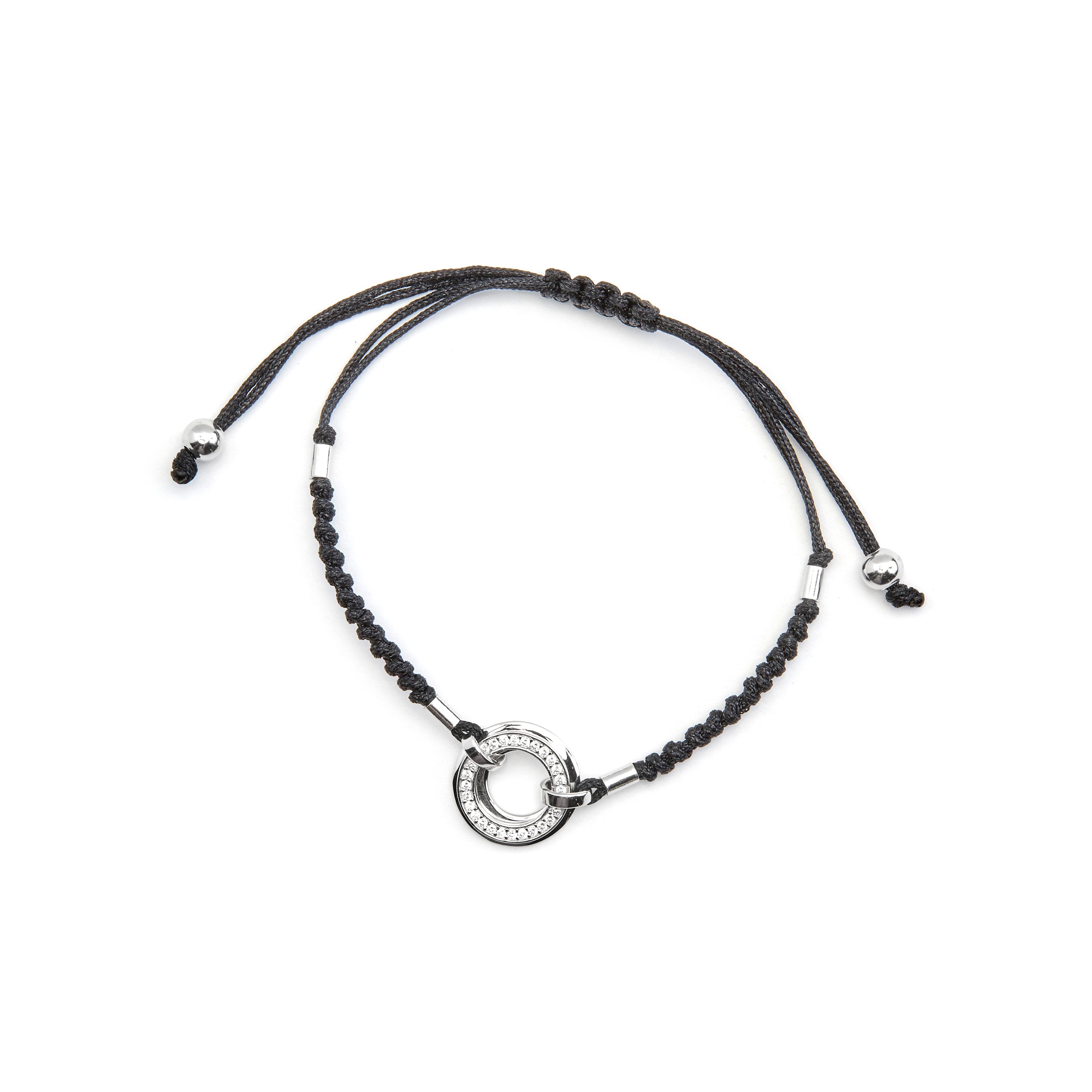 Pulseira de Prata de Lei 925 com Quartzo Hidrotermal Lapislazuli acabada em ródio - Napo
