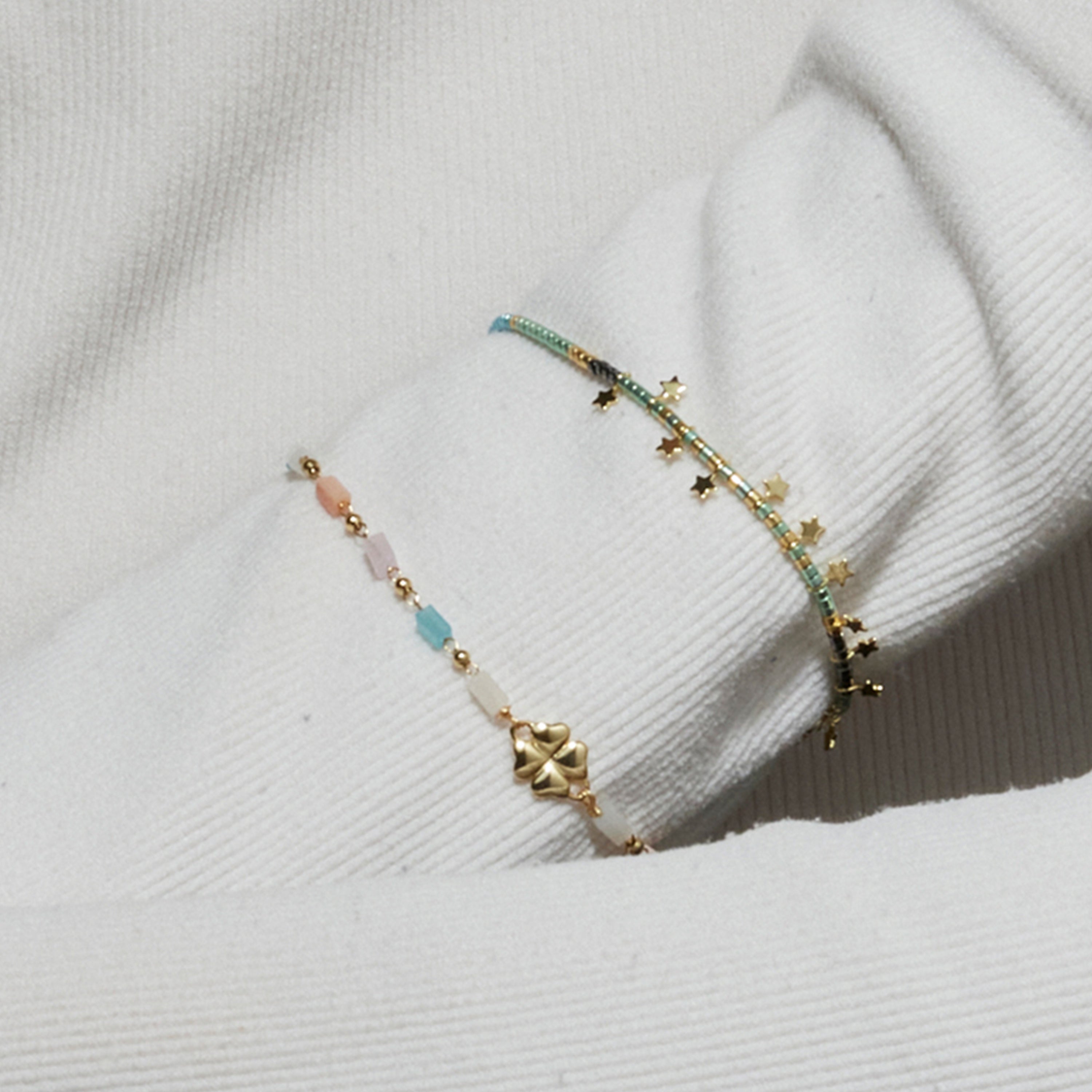 Bracciale in Argento Sterling 925 finito in oro giallo 18K - Muh