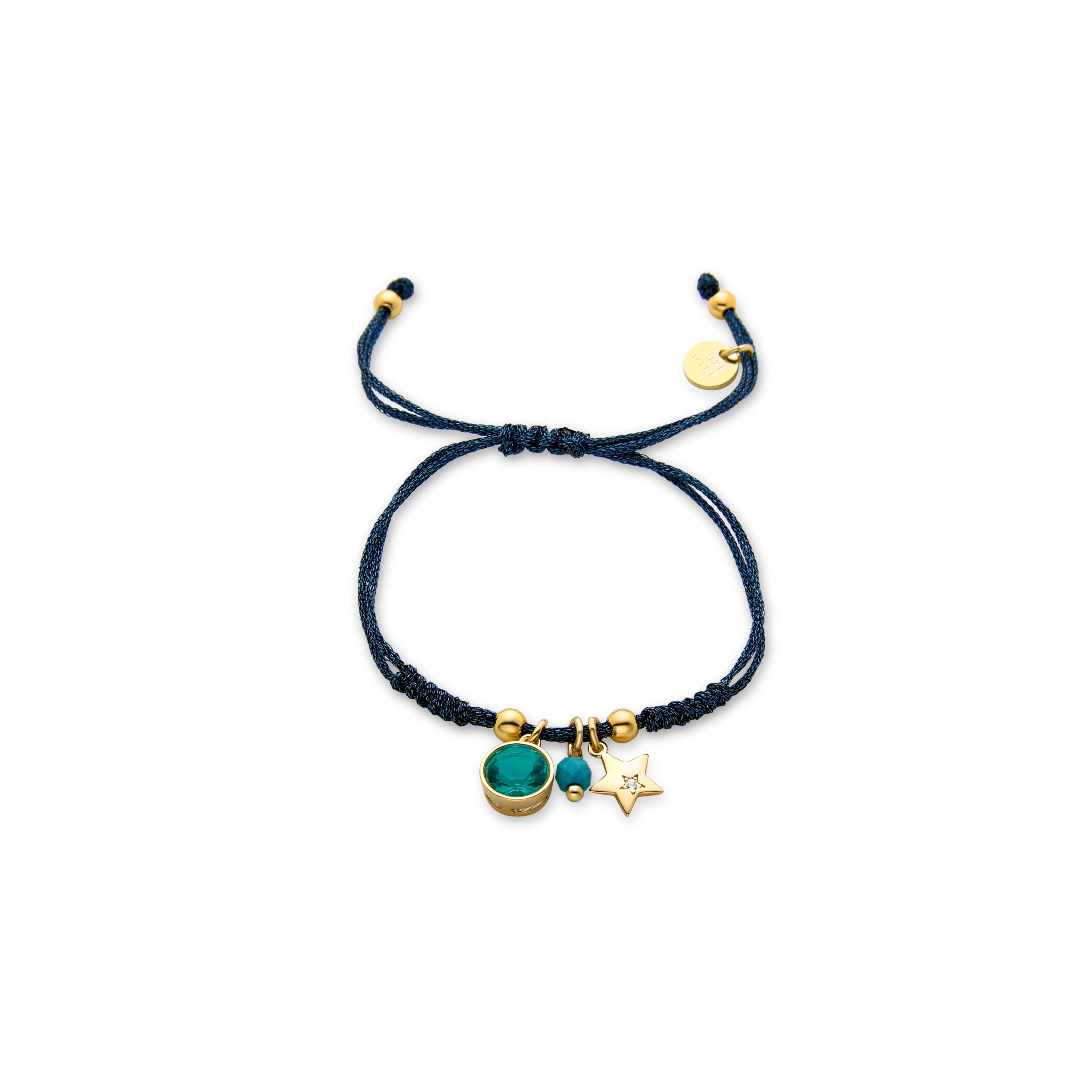 Bracelet en argent sterling 925 avec zircon émeraude fini en or jaune 18K - Zysuo