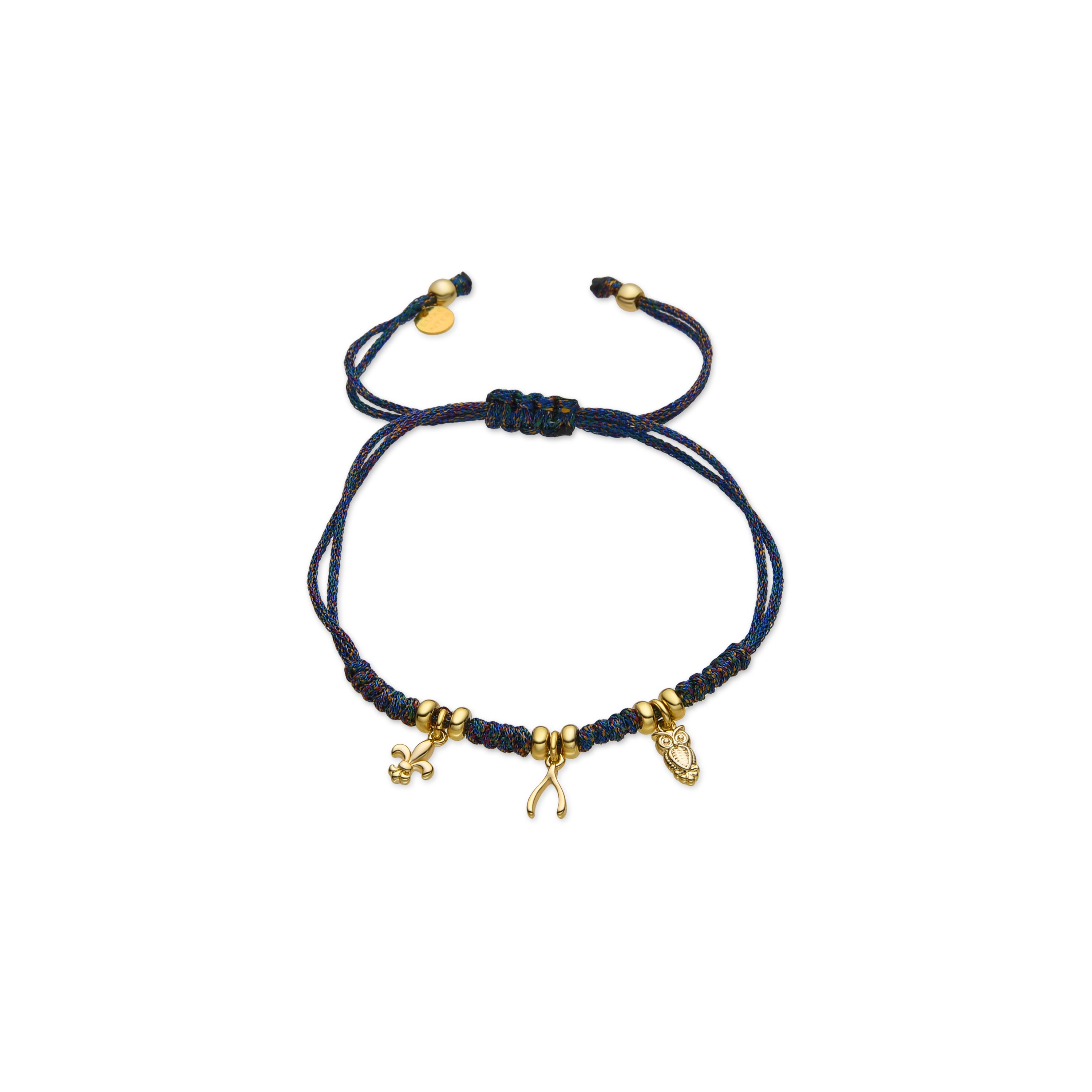 Pulsera de Plata de Ley 925 Acabado  Oro 18K - Atlo