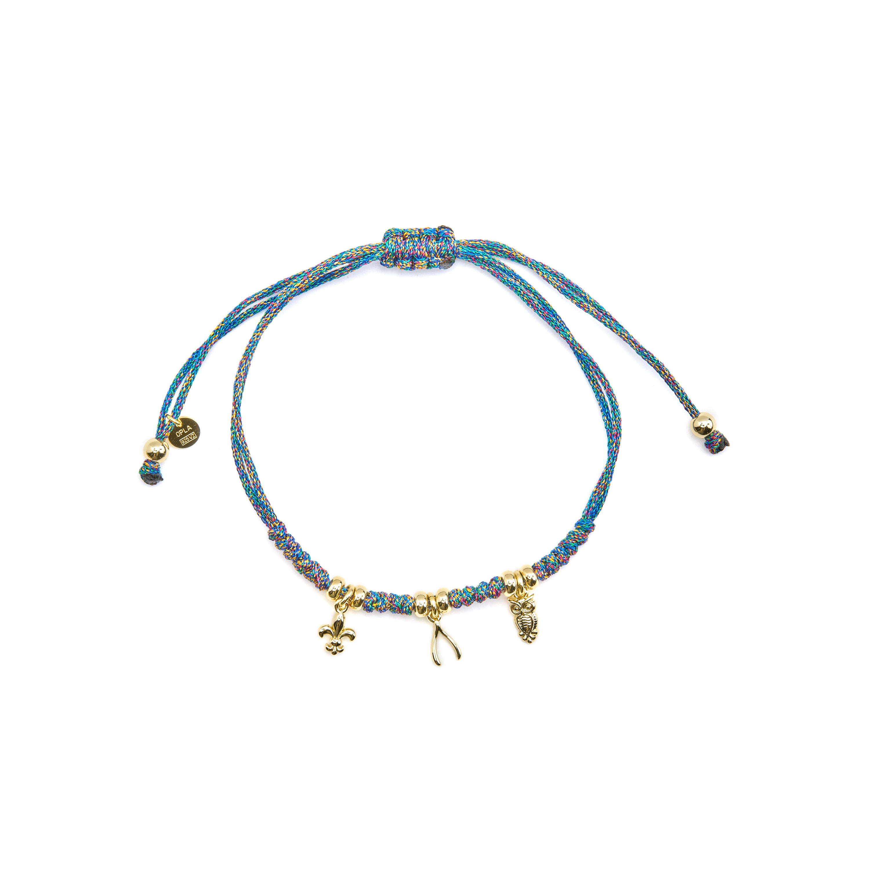 Pulseira de Prata de Lei 925 Acabamento Ouro 18K - Atlo
