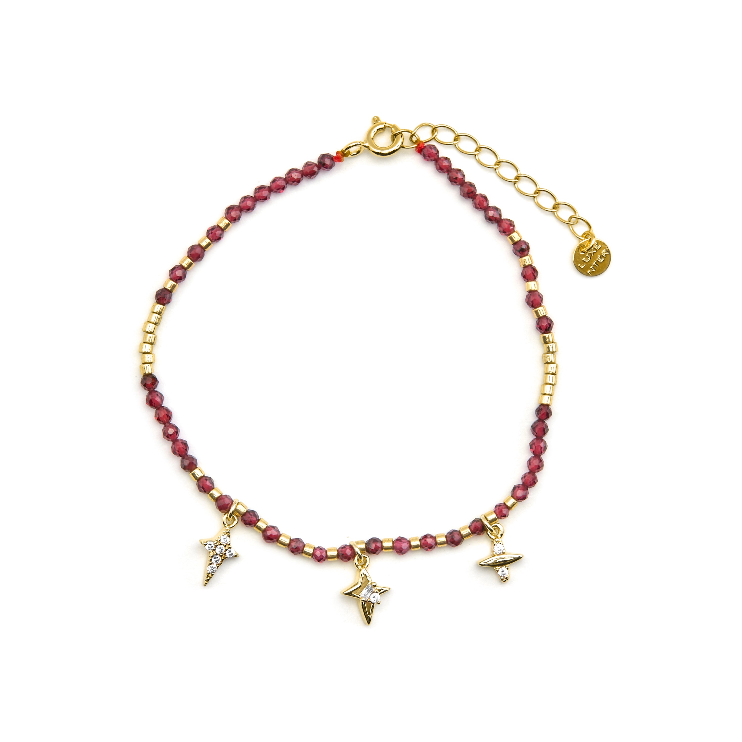 Pulsera de Plata de Ley 925 y Circonita Brillante acabado oro 18k - Paila