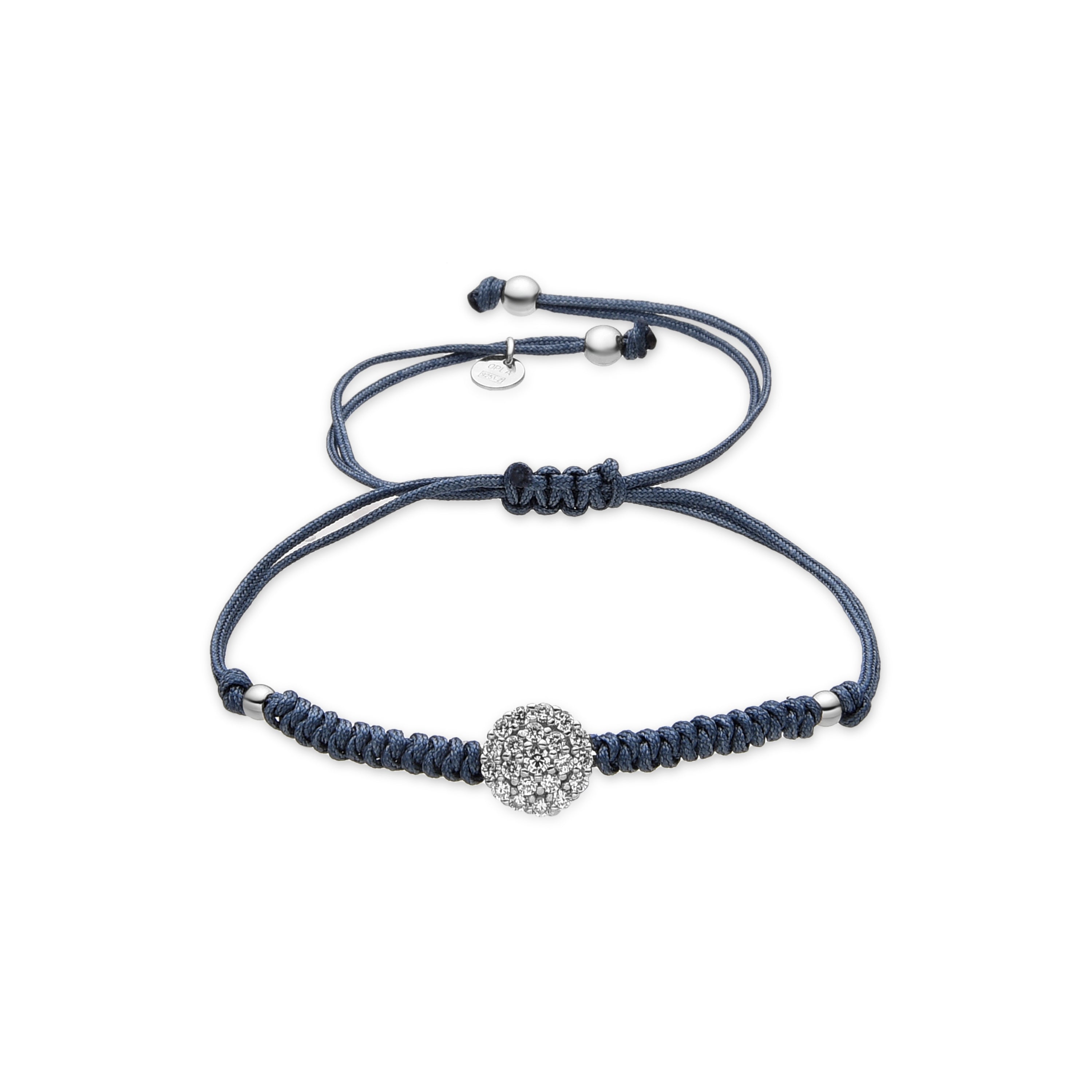 925 Sterling Silver Bracelet with Brilliant Zirconia finished in Rhodium - Ziadri