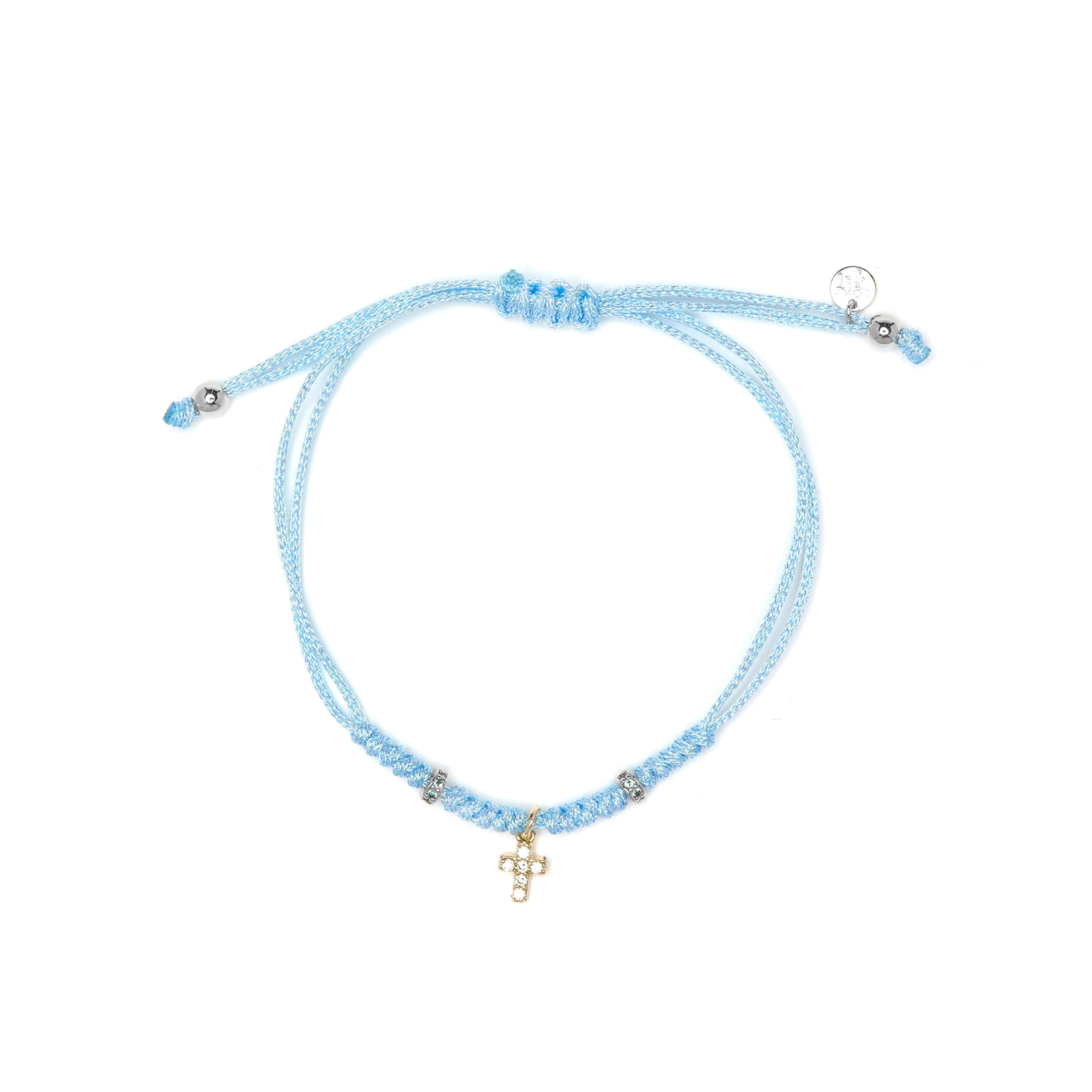 Bracelet en argent sterling 925 et zircon multicolore finition en or jaune 18k - Modry