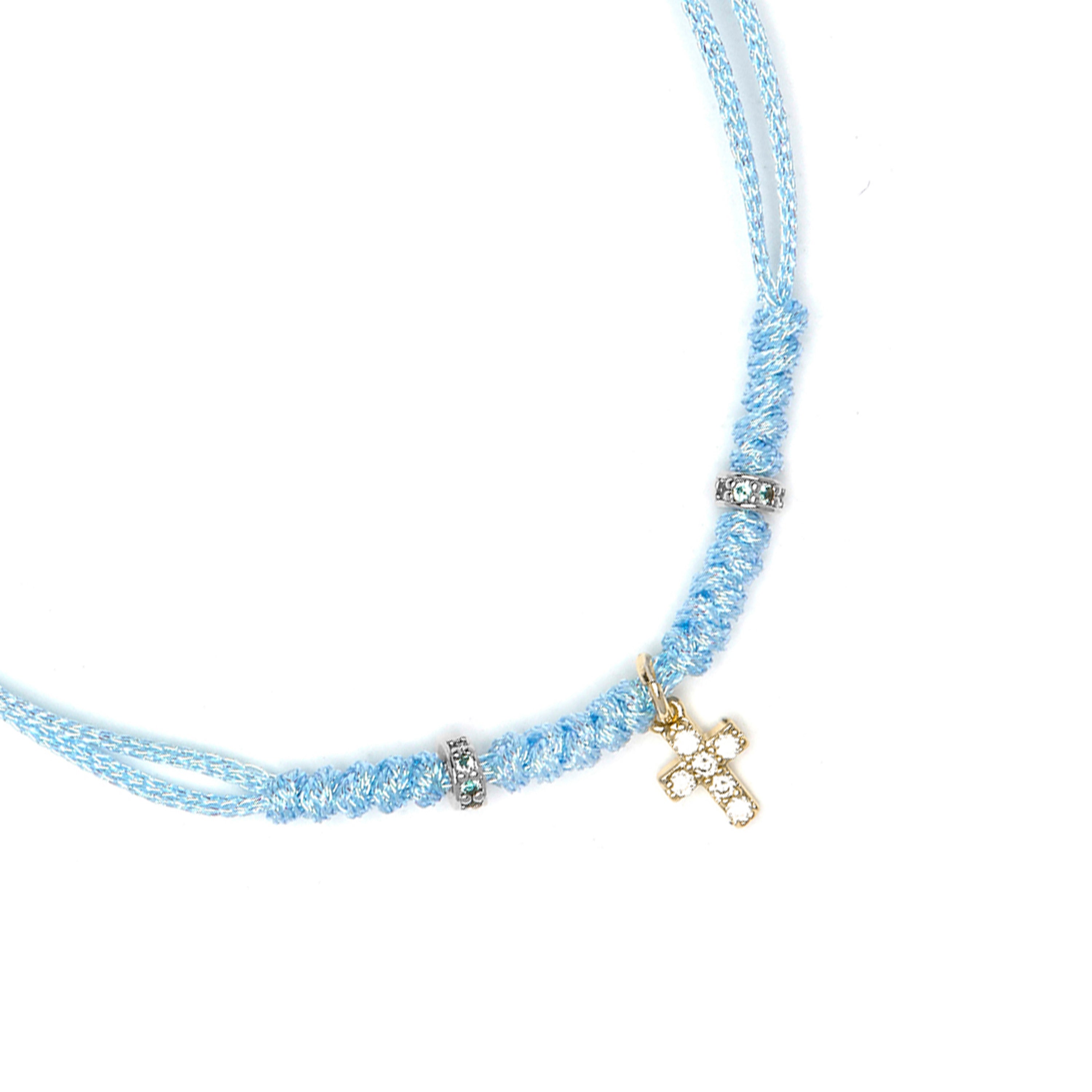 Bracelet en argent sterling 925 et zircon multicolore finition en or jaune 18k - Modry