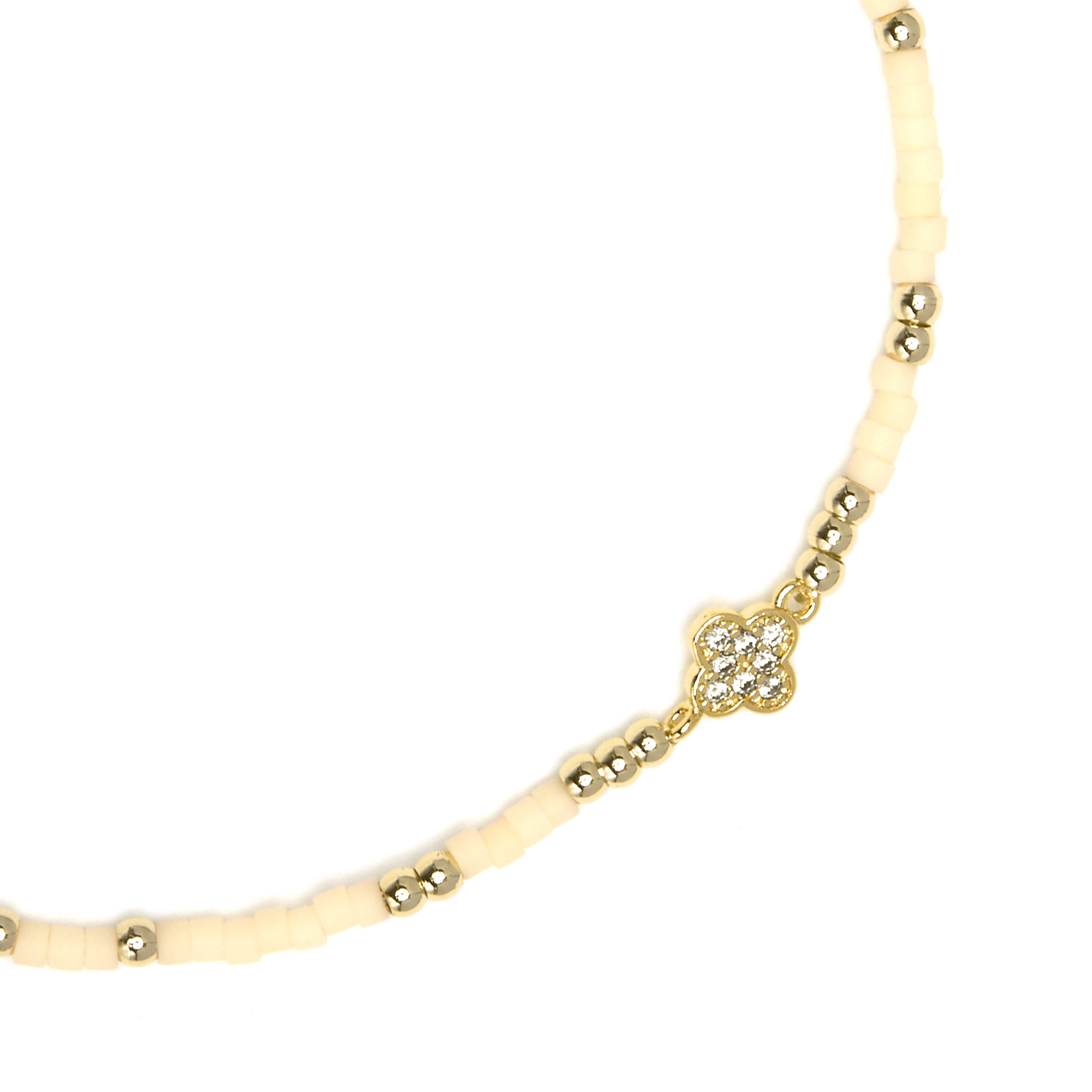 Pulsera de Plata de Ley 925 y Circonita Amatista acabado en oro amarillo 18k - Becle