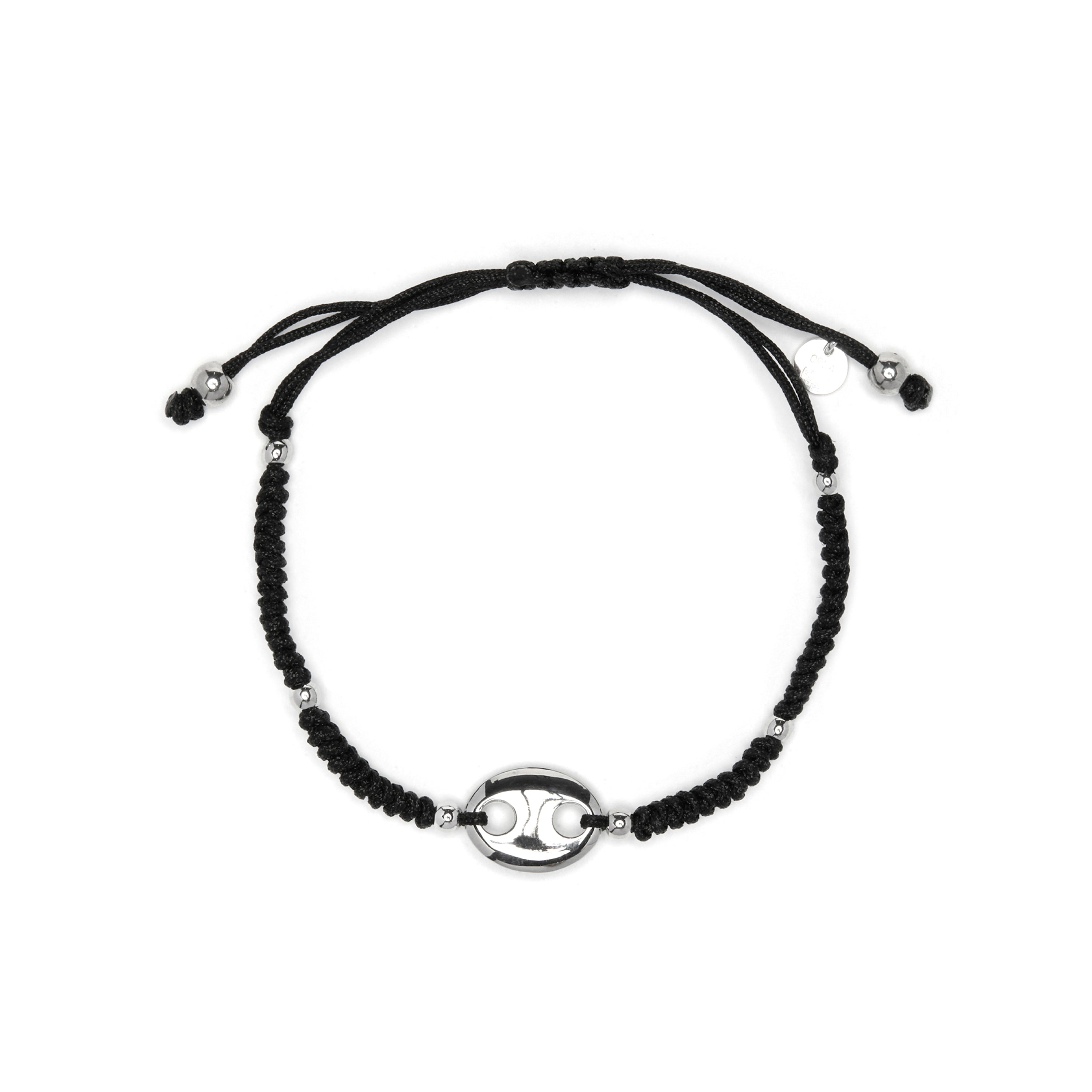 Bracciale in Argento Sterling 925 e Tormalina Multicolore con finitura in rodio - Hanyio