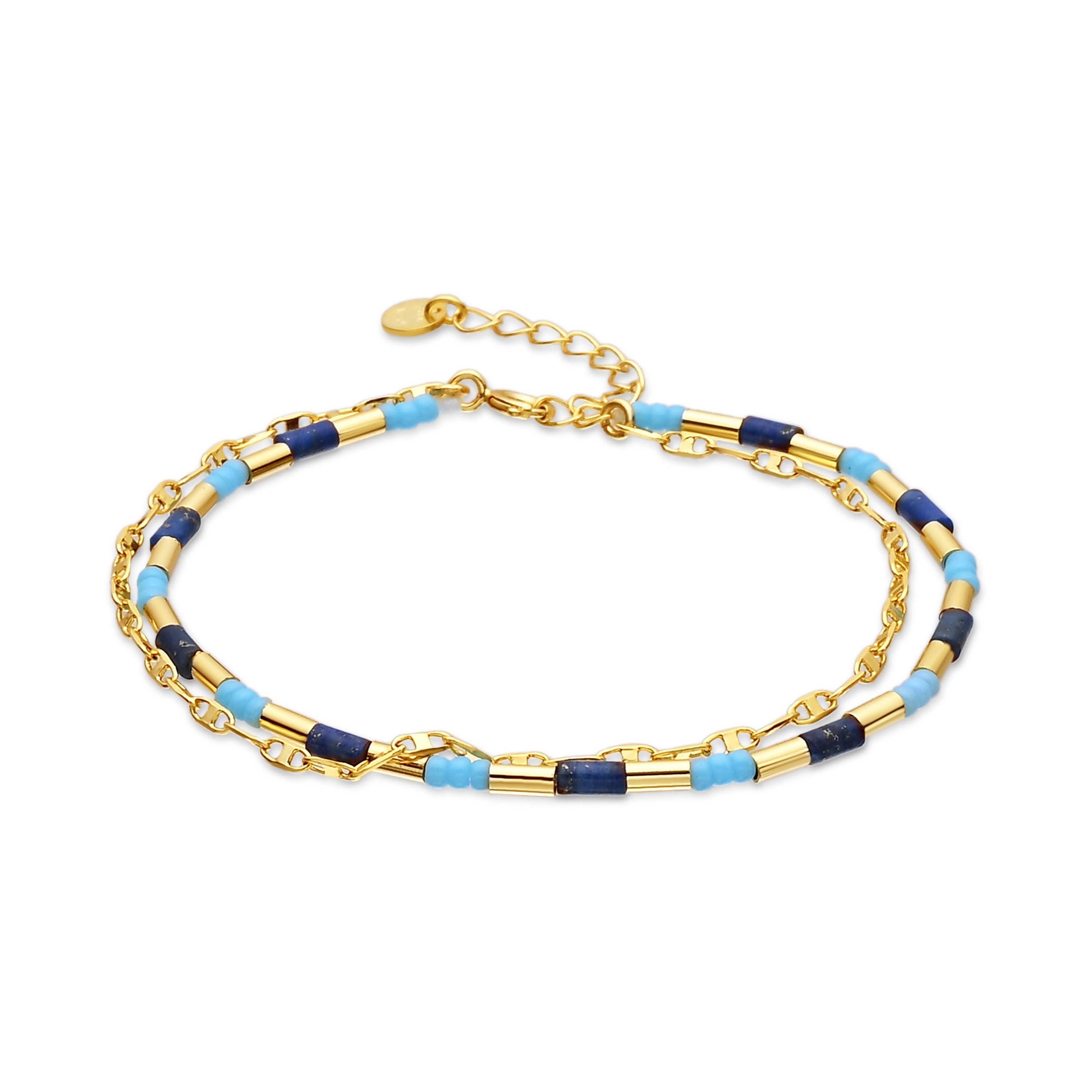 Pulsera de Plata de Ley 925 acabado en oro amarillo de 18k - Chokki