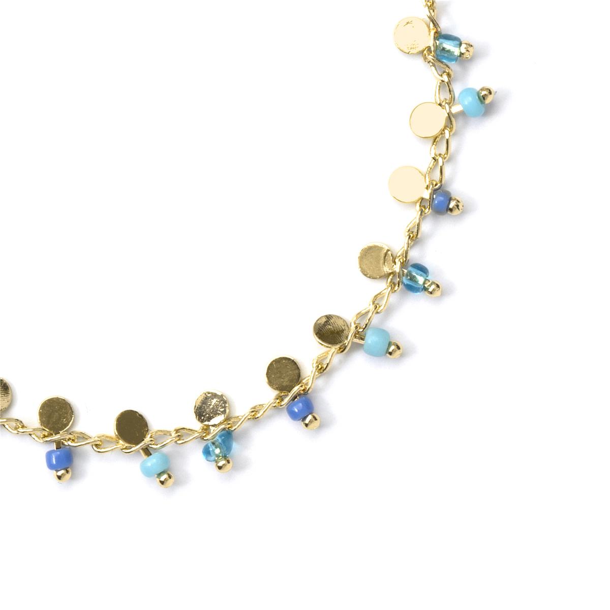 Sterling Silver 925 Bracelet with Sparkling Zirconia, Finished in 18k Yellow Gold - Limaso
