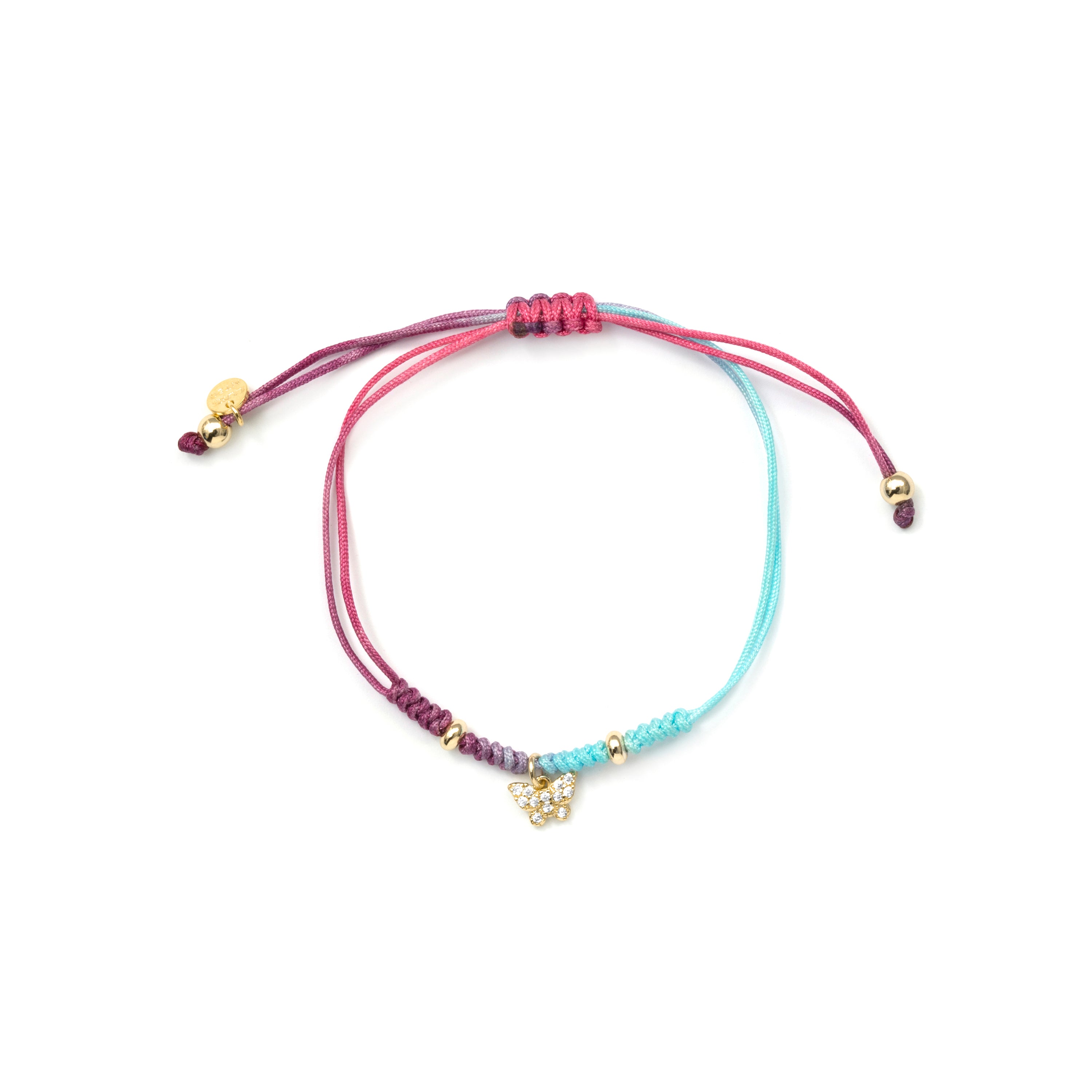 Pulsera de Plata de Ley 925 y Circonita Brillante acabado en oro amarillo de 18k - Meeya