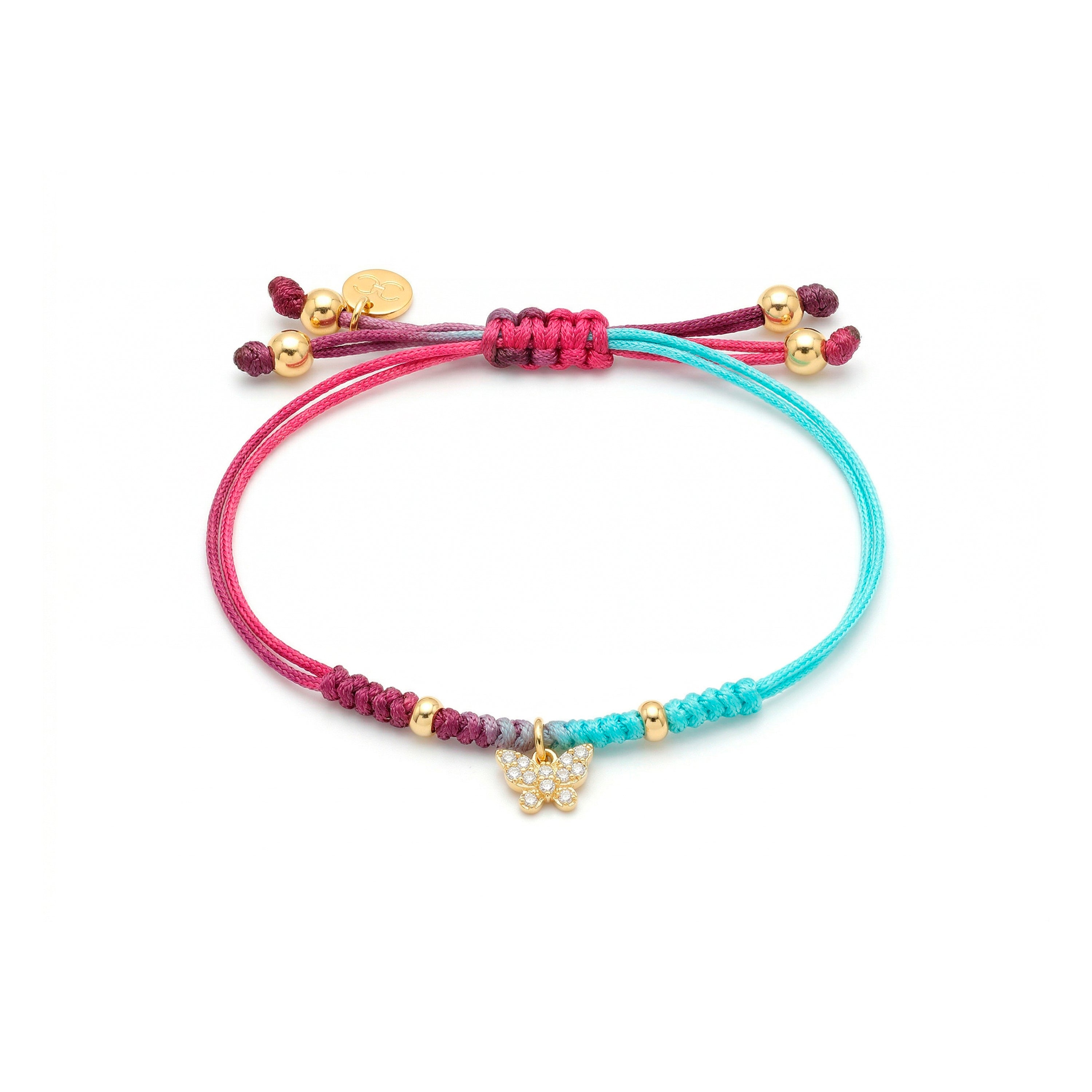 Armband aus 925er Sterlingsilber mit funkelndem Zirkonia, vergoldet mit 18 Karat Gelbgold - Meeya