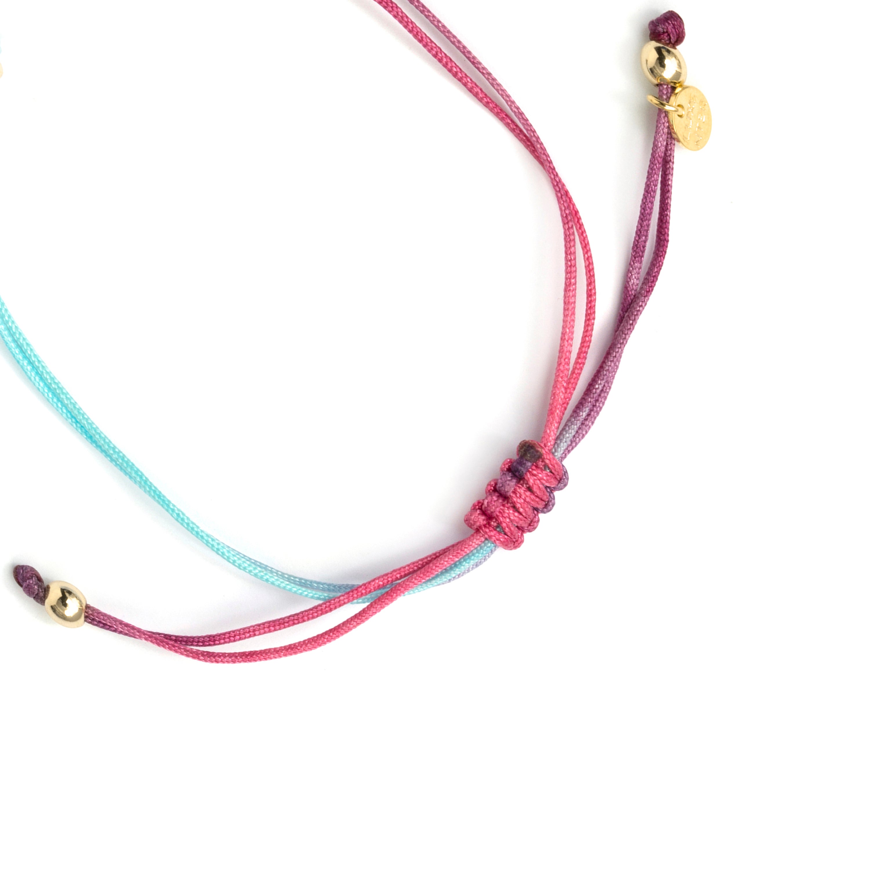 Pulsera de Plata de Ley 925 y Circonita Brillante acabado en oro amarillo de 18k - Meeya