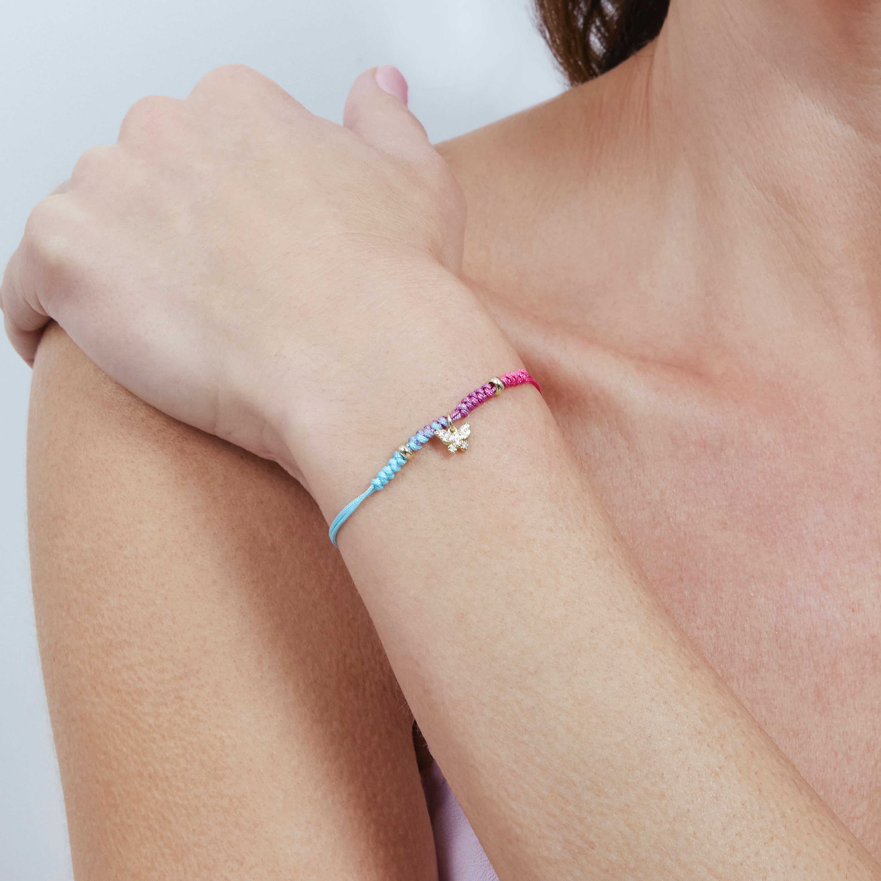 Pulsera de Plata de Ley 925 y Circonita Brillante acabado en oro amarillo de 18k - Meeya