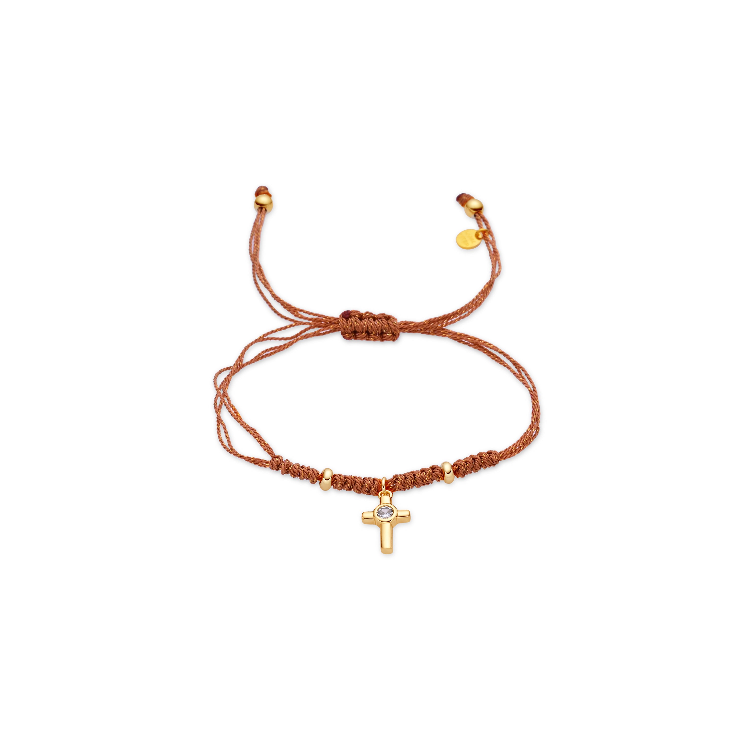 Bracciale in Argento 925 e Zirconia Brillante con finitura in oro giallo 18k - Imilca