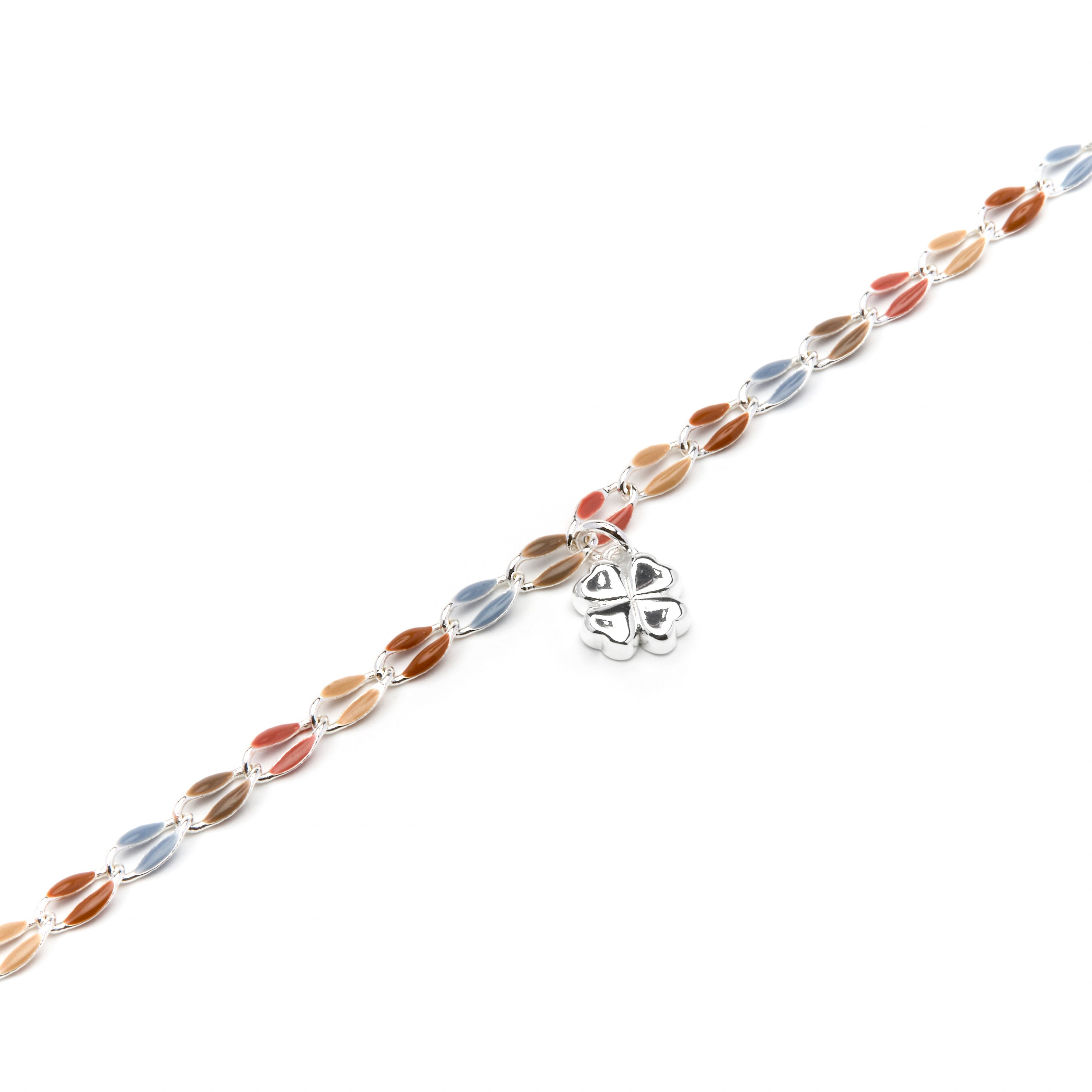 925er Sterlingsilberarmband mit mehrfarbigem Lack und Rhodium-Finish - Niryan
