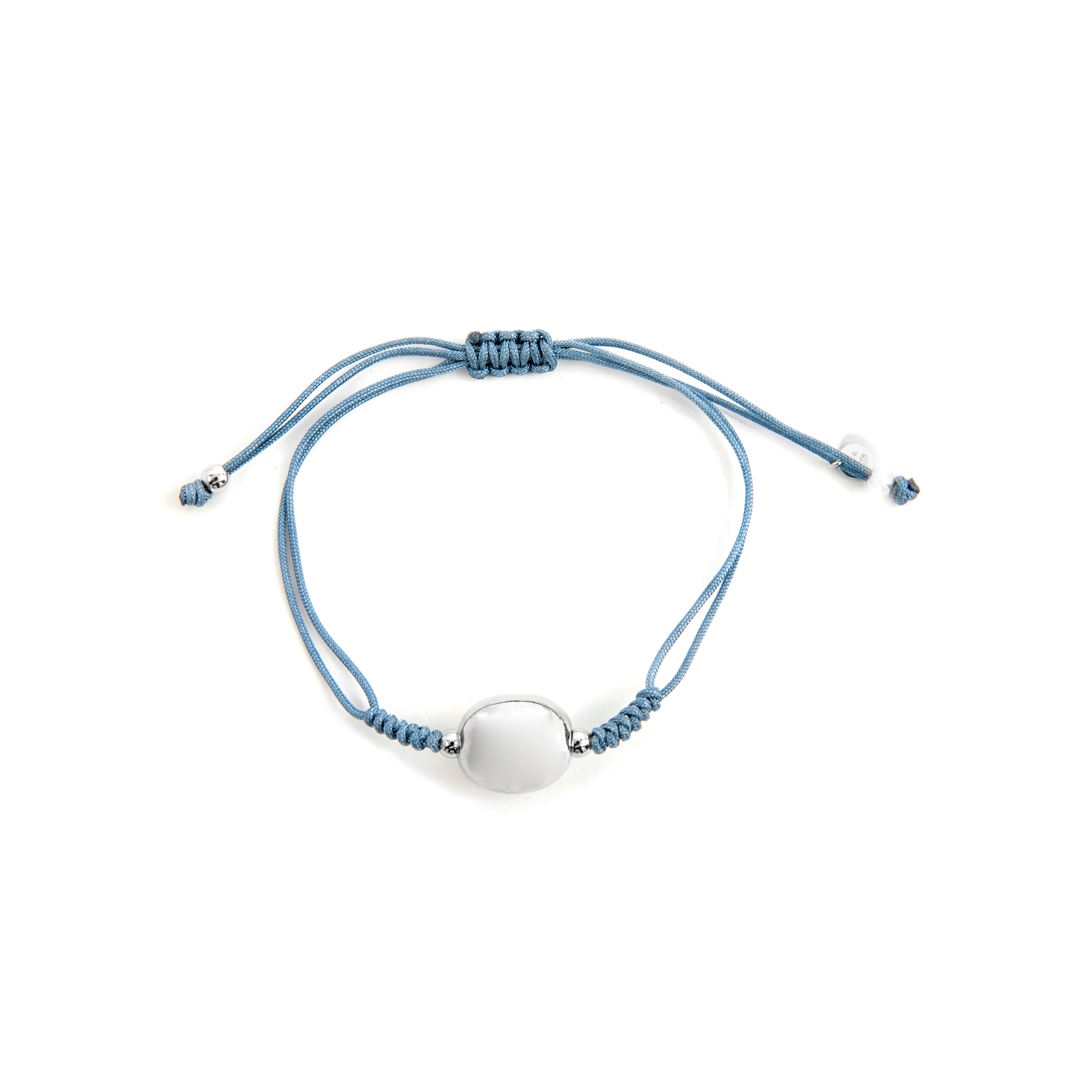 925 Sterling Silver Bracelet with Rhodium Finish - Saina