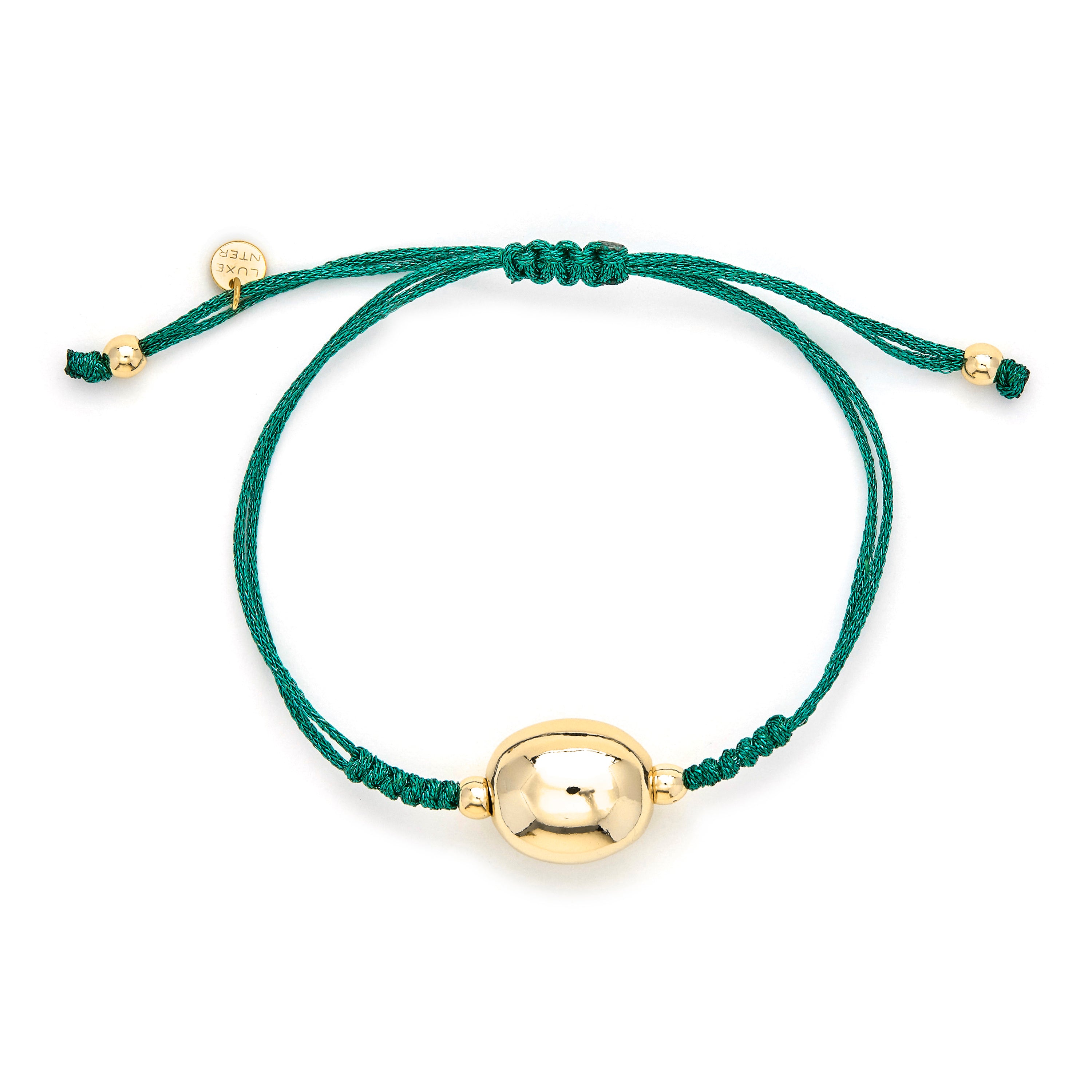 Bracelet en argent sterling 925 et finition or jaune 18k - Saina