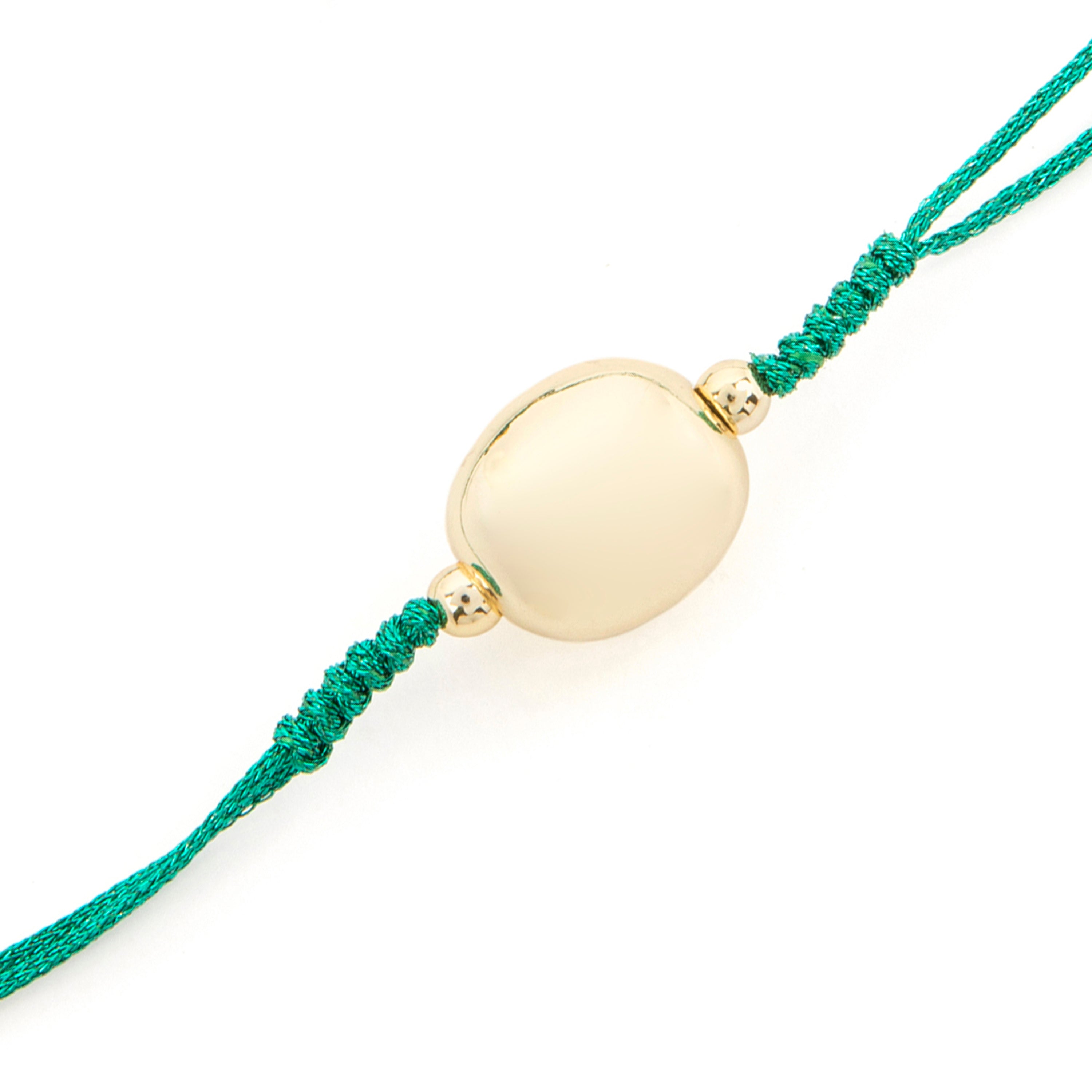 Bracelet en argent sterling 925 et finition or jaune 18k - Saina