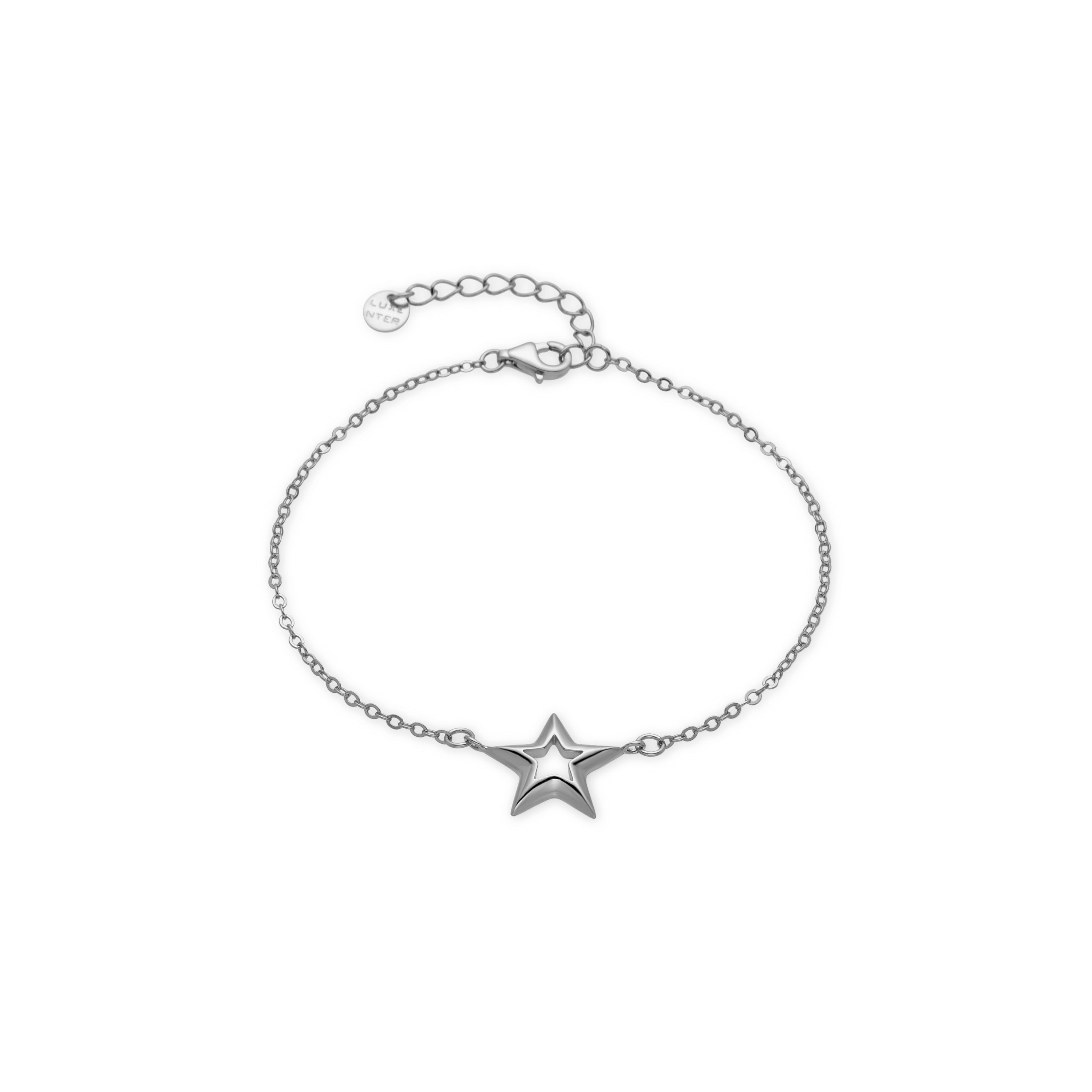 925 Sterling Silver Bracelet finished in rhodium - Lithwa
