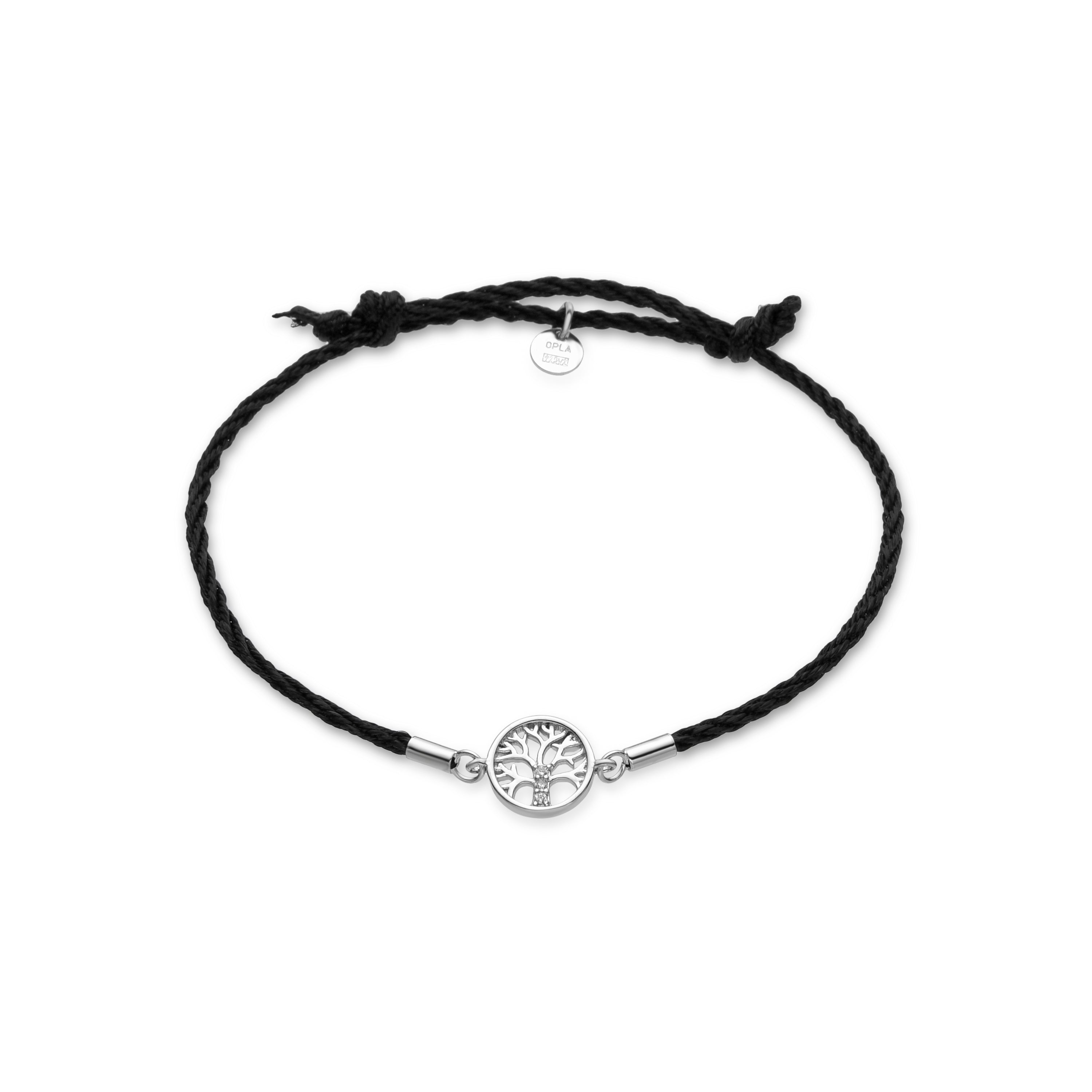 Bracelet en argent sterling 925 et zircon brillant fini en rhodium - Ganvi
