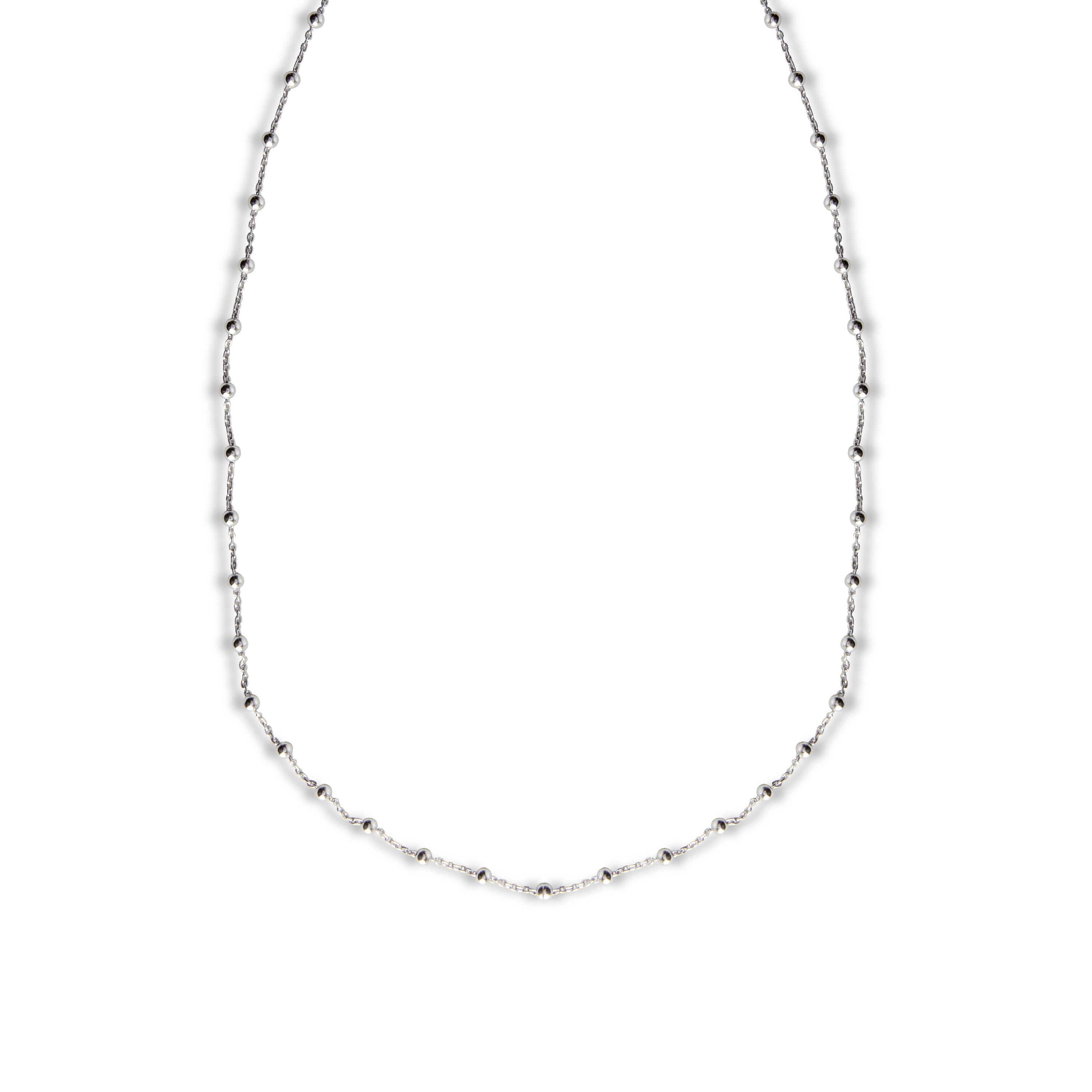 925 Sterling Silver Ball Necklace