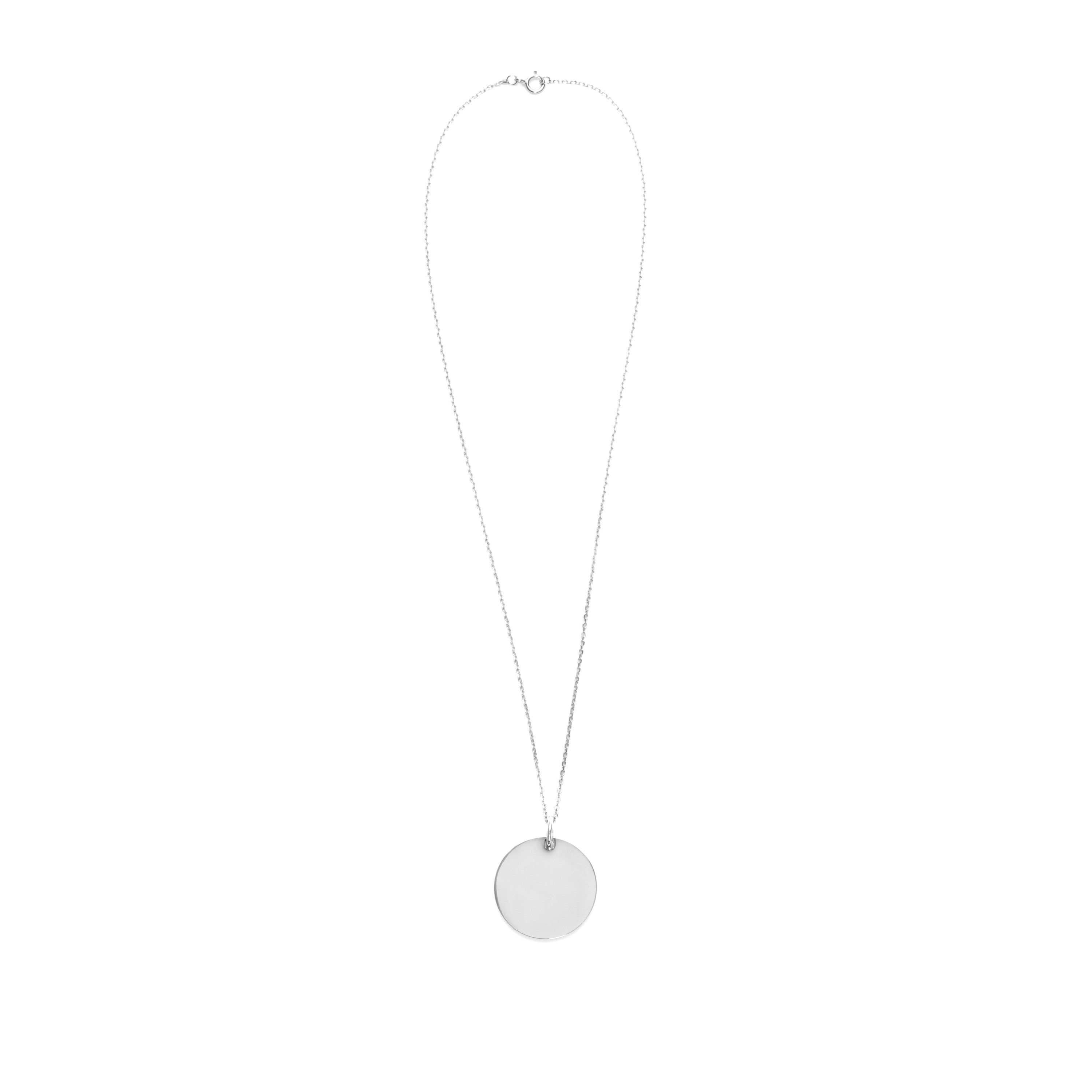 Catena in argento sterling 925 con finitura in rodio - Luxenter