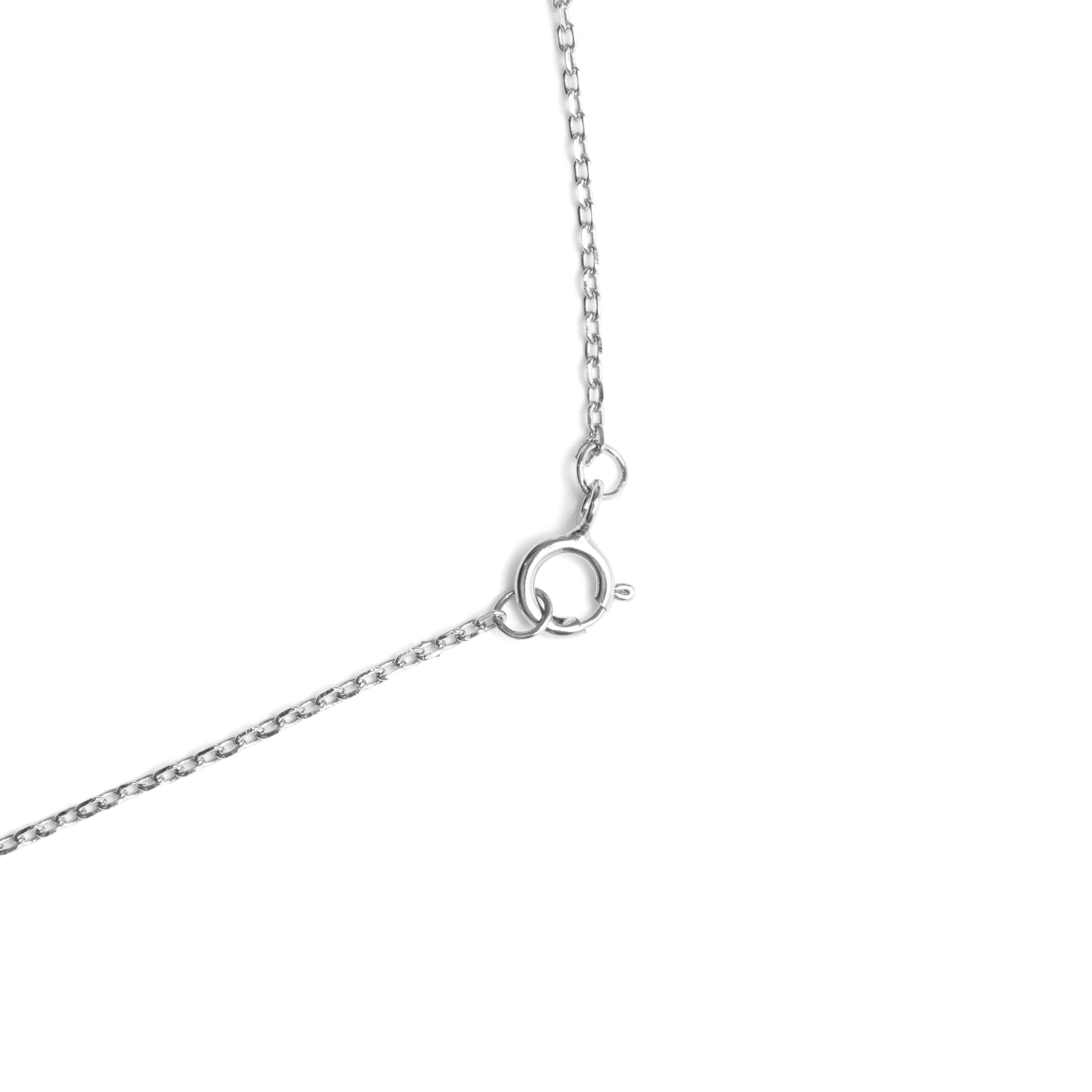 Catena in argento sterling 925 con finitura in rodio - Luxenter