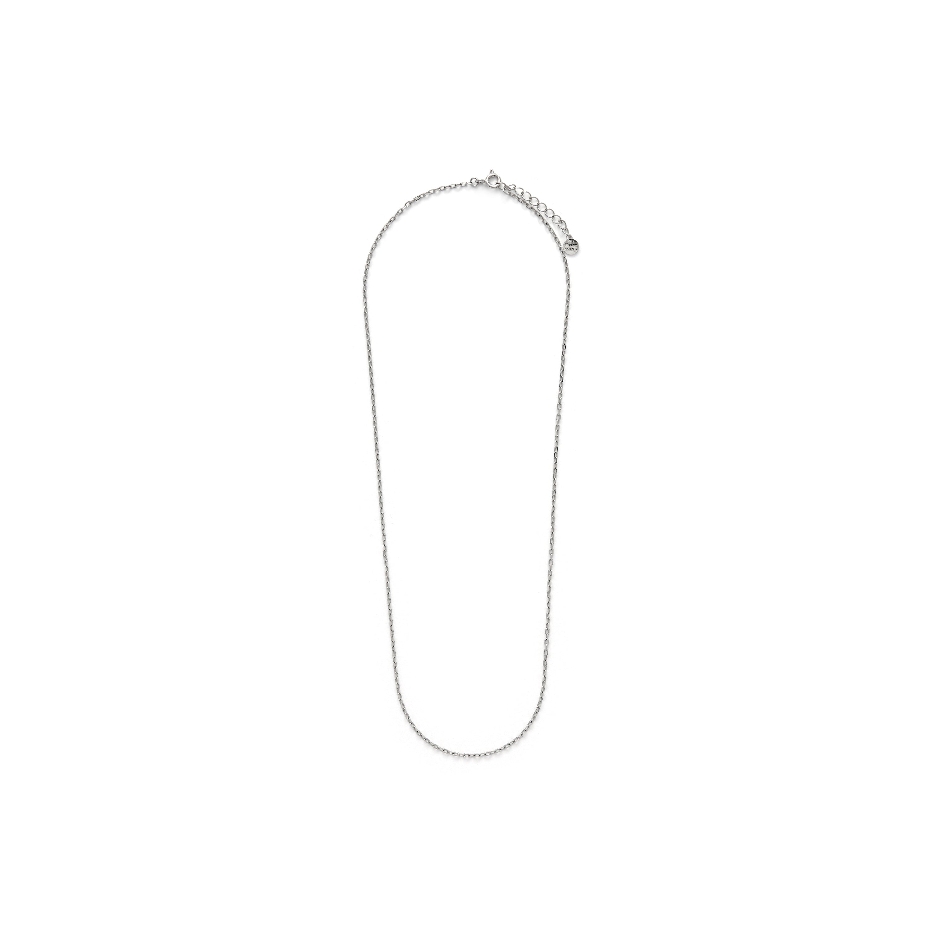 45cm collar finished in rhodium - Abki