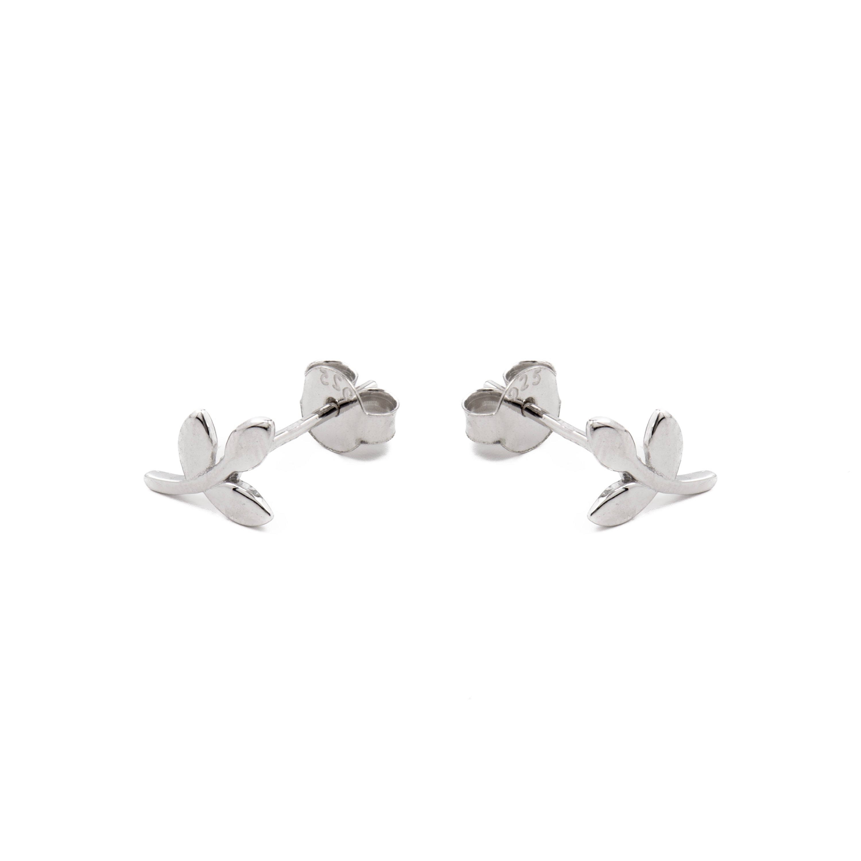 Orecchini in Argento Sterling 925 finiti in rodio - Essential