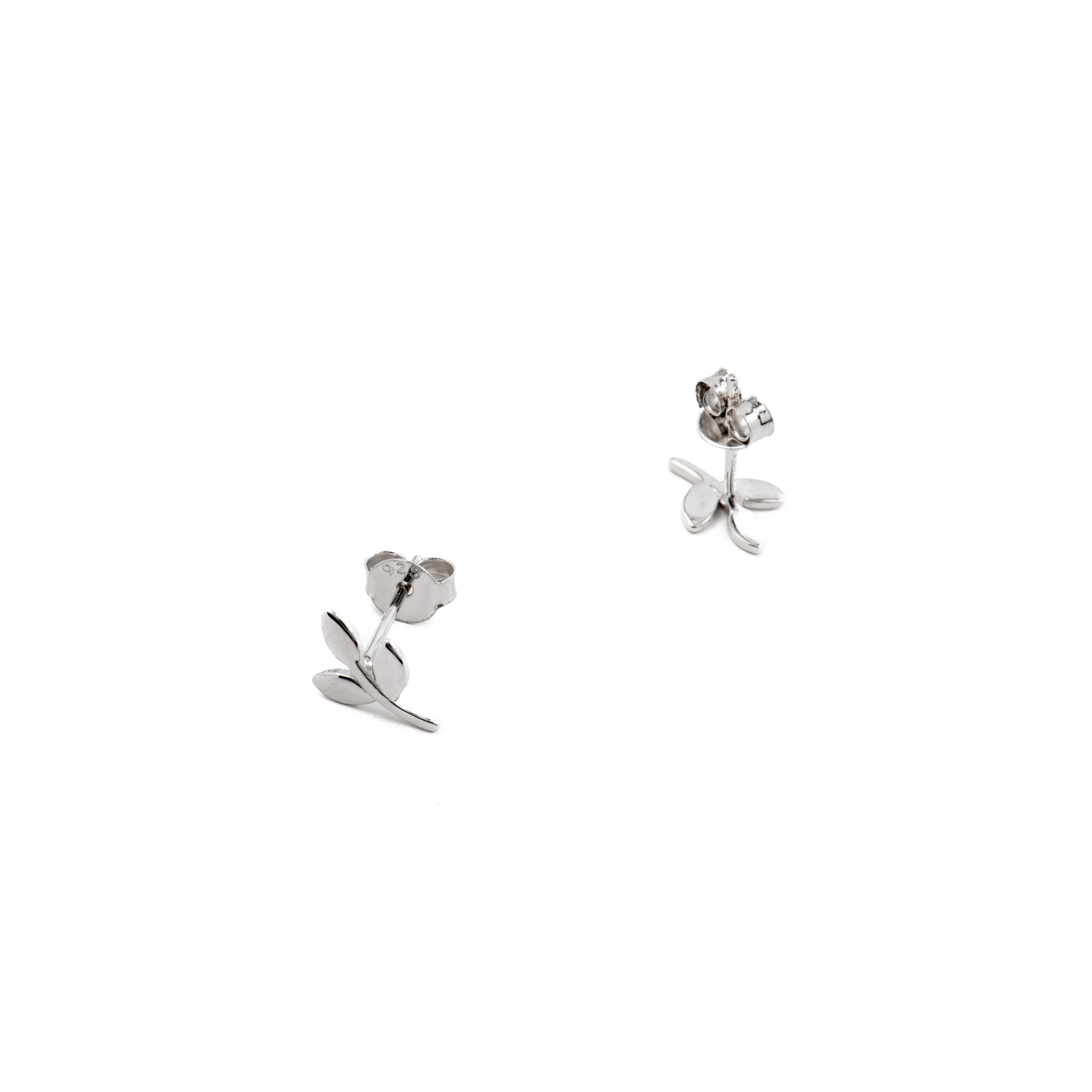 Orecchini in Argento Sterling 925 finiti in rodio - Essential