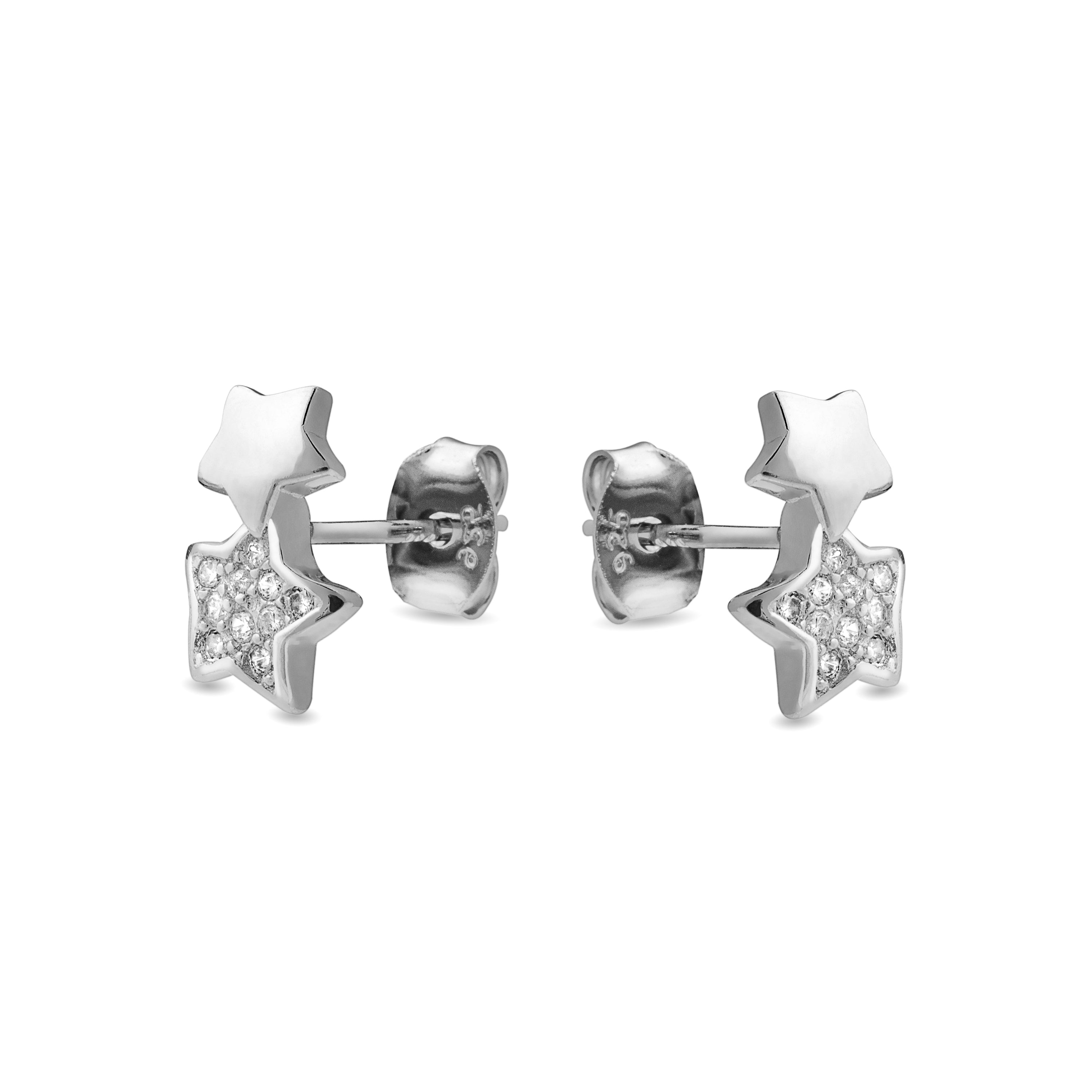 Boucles d'oreilles Lili en argent sterling 925