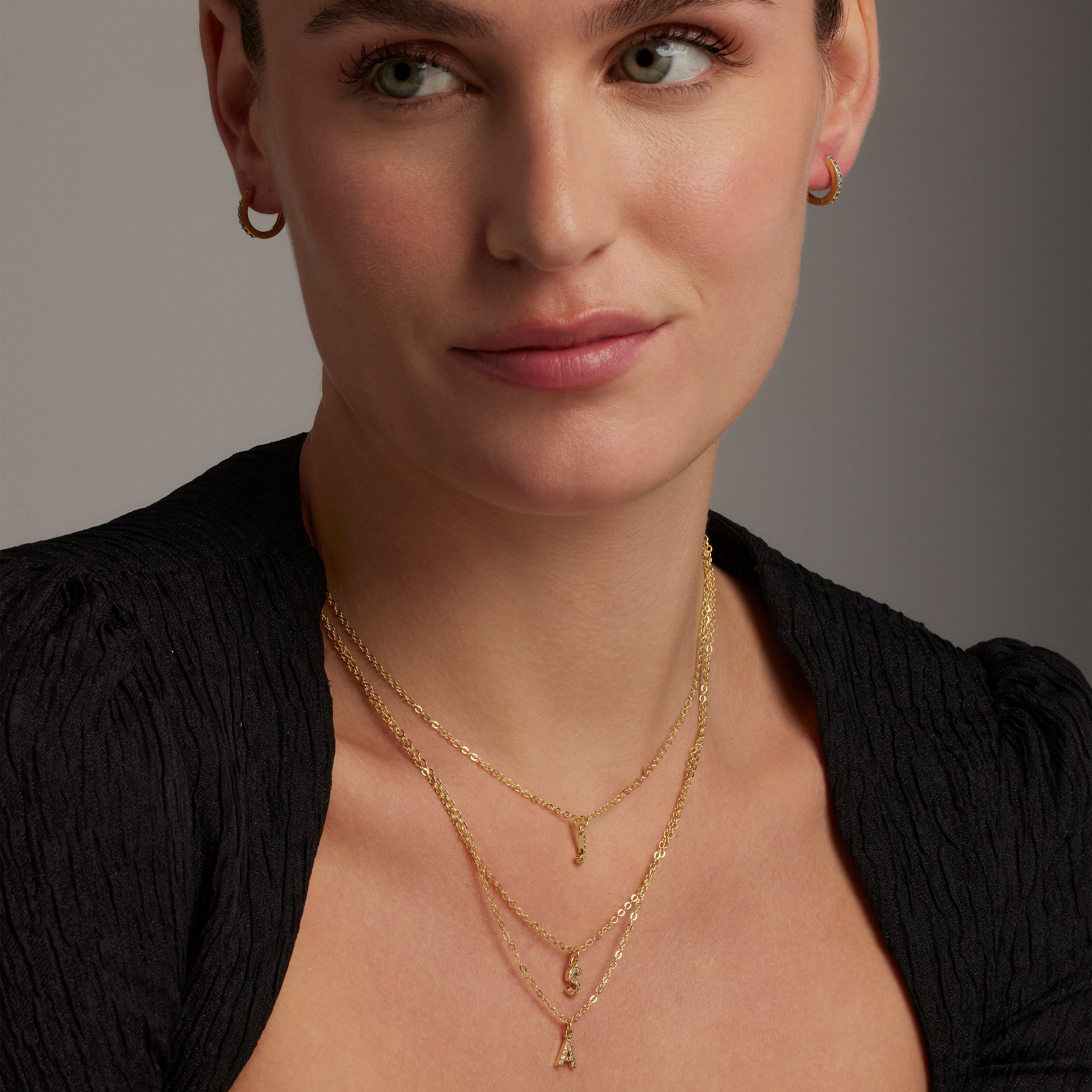 Brincos de Prata de Lei 925 com Quartzo Hidrotermal Verde Claro acabados em ouro amarelo 18K - Valarys