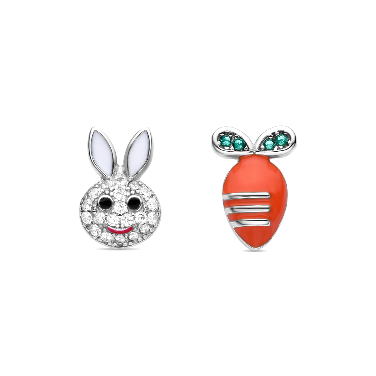 925 Sterling Silver Bunny Earrings