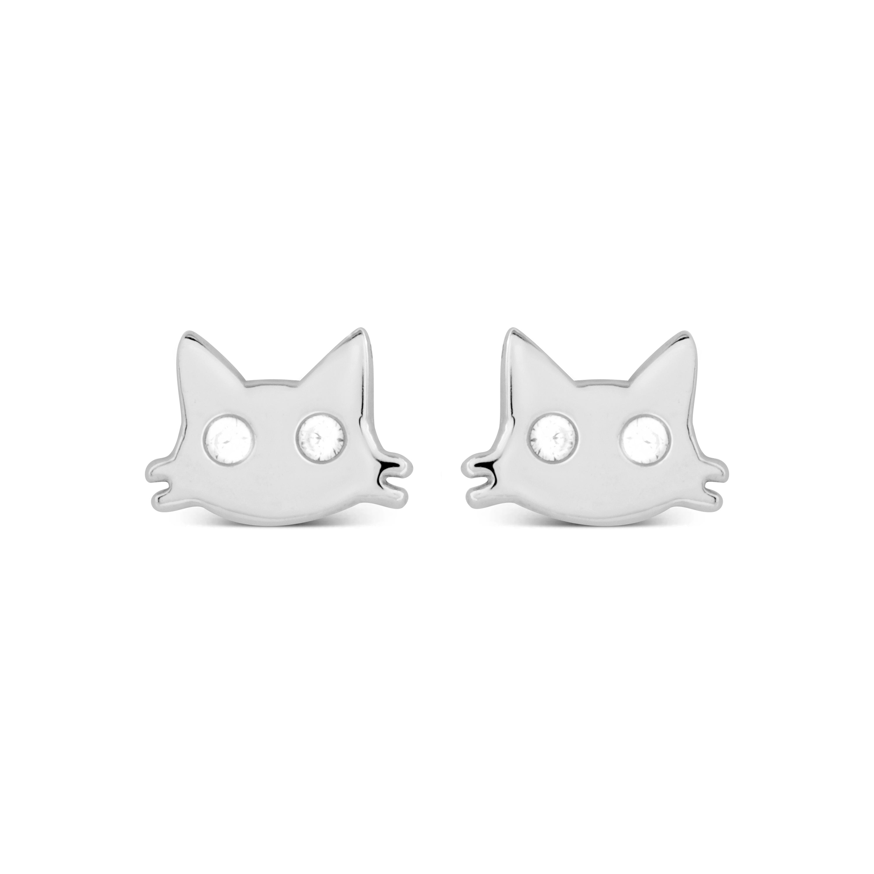 Pendientes de Plata de Ley 925 con Circonita Brillante acabados en rodio - Zohi