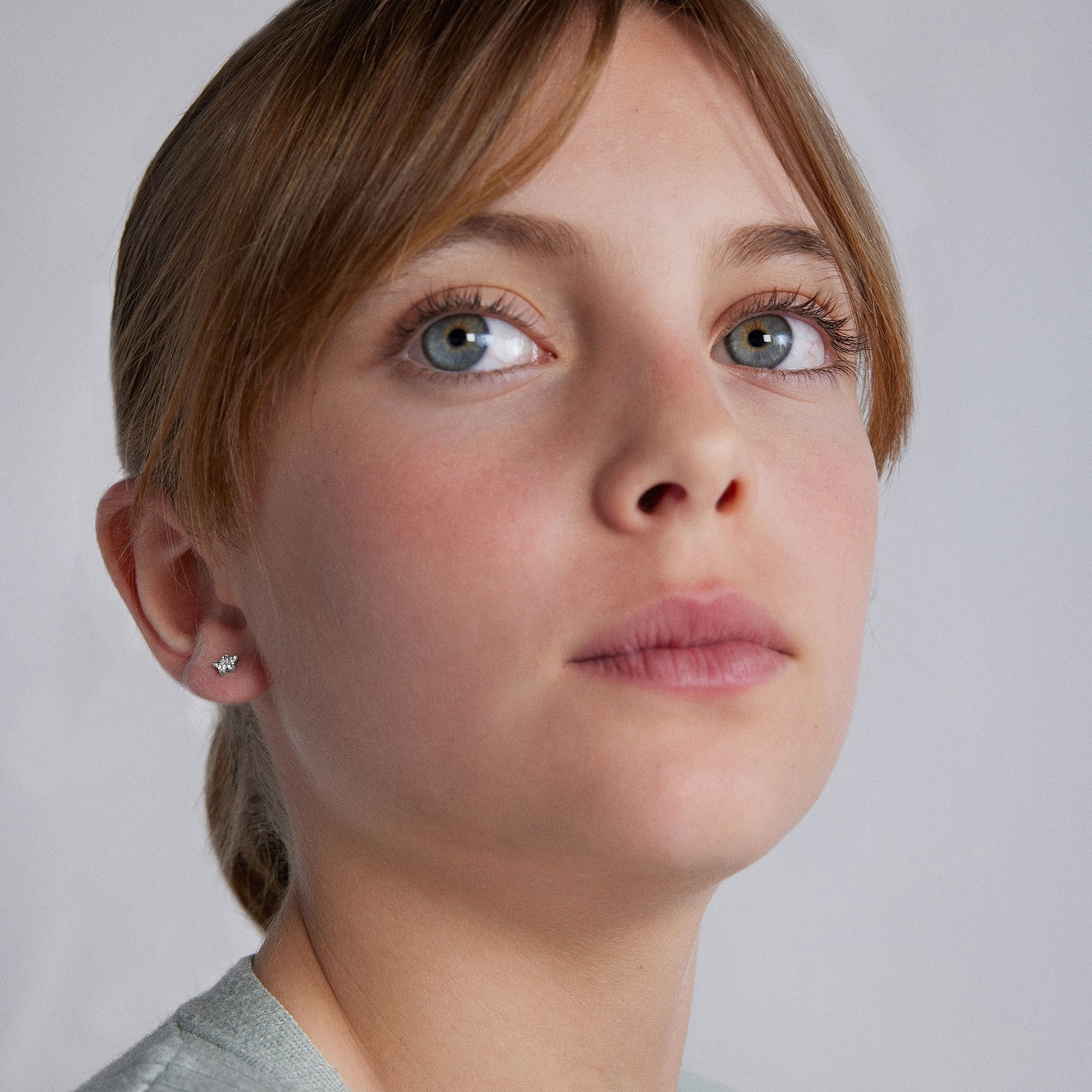 Pendientes de Plata de Ley 925 con Circonita Brillante acabados en rodio - Anba