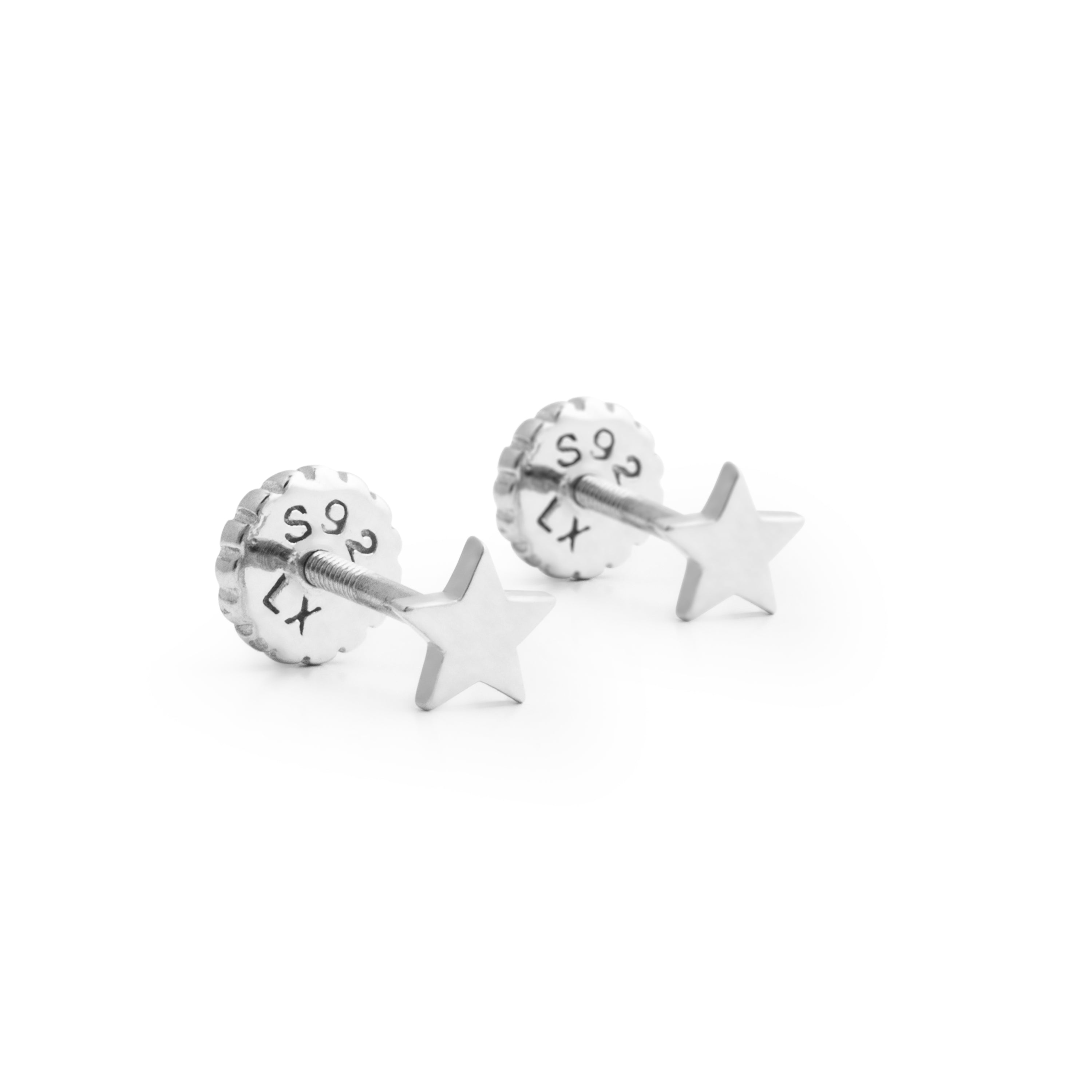 Orecchini in Argento Sterling 925 finiti in rodio - Odan