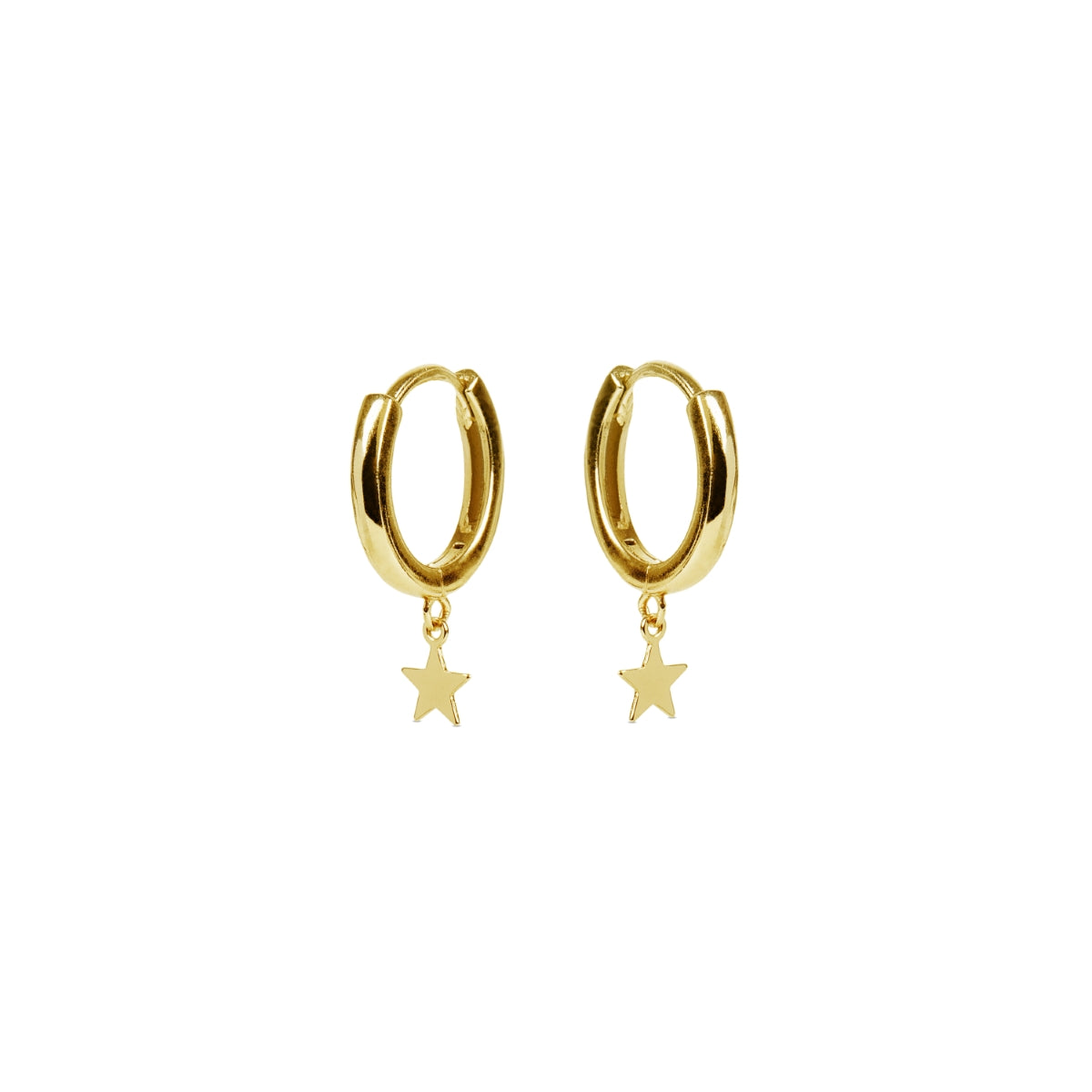 925 Sterling Silver Star Earrings