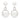 Boucles d'oreilles Nethéa en argent sterling 925